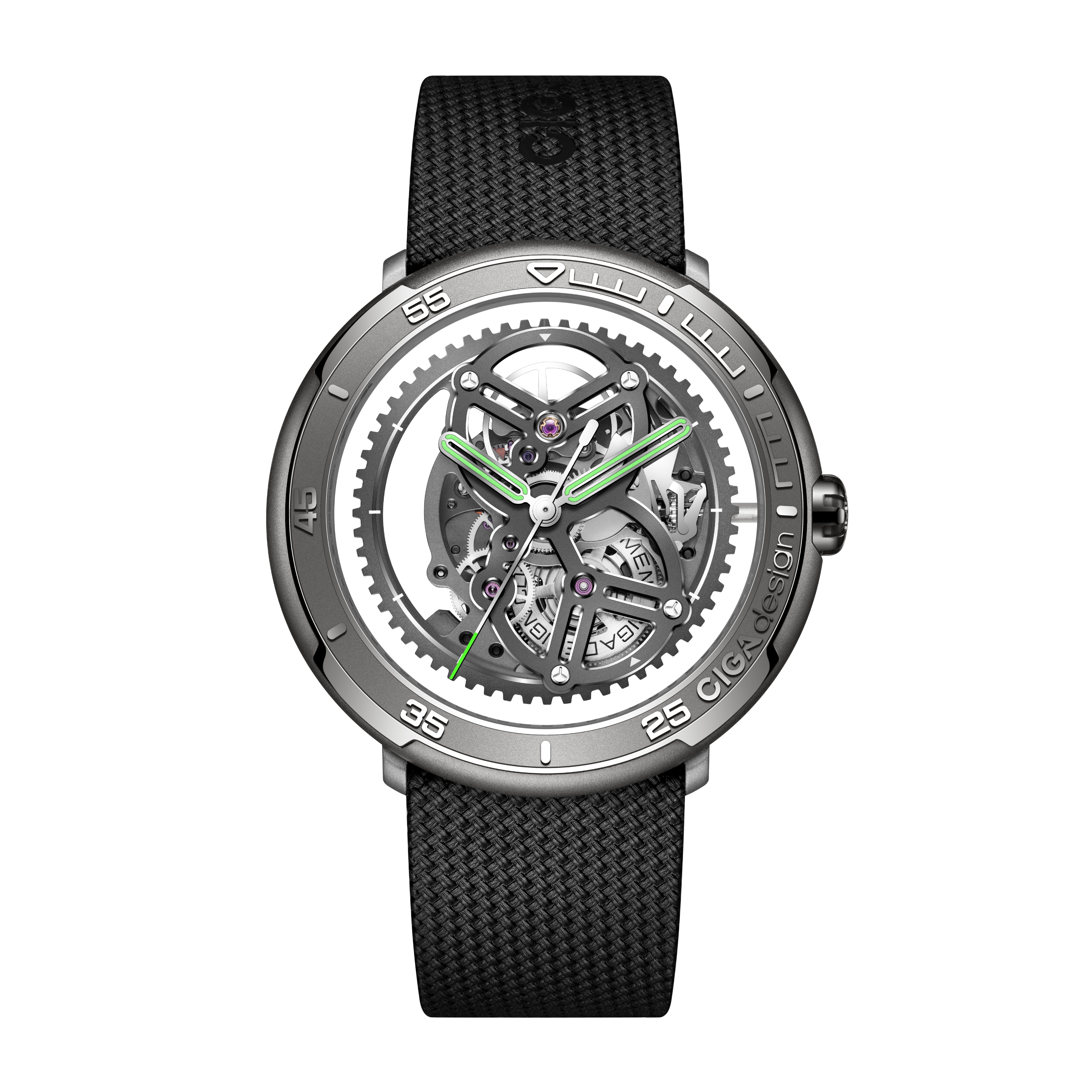 CIGA design RACING-INSPIRED AUTOMATIC SKELETON WATCH VECTOR