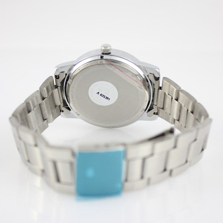 Nary Women's White Dial Stainless Steel Dress Watch-A6003W