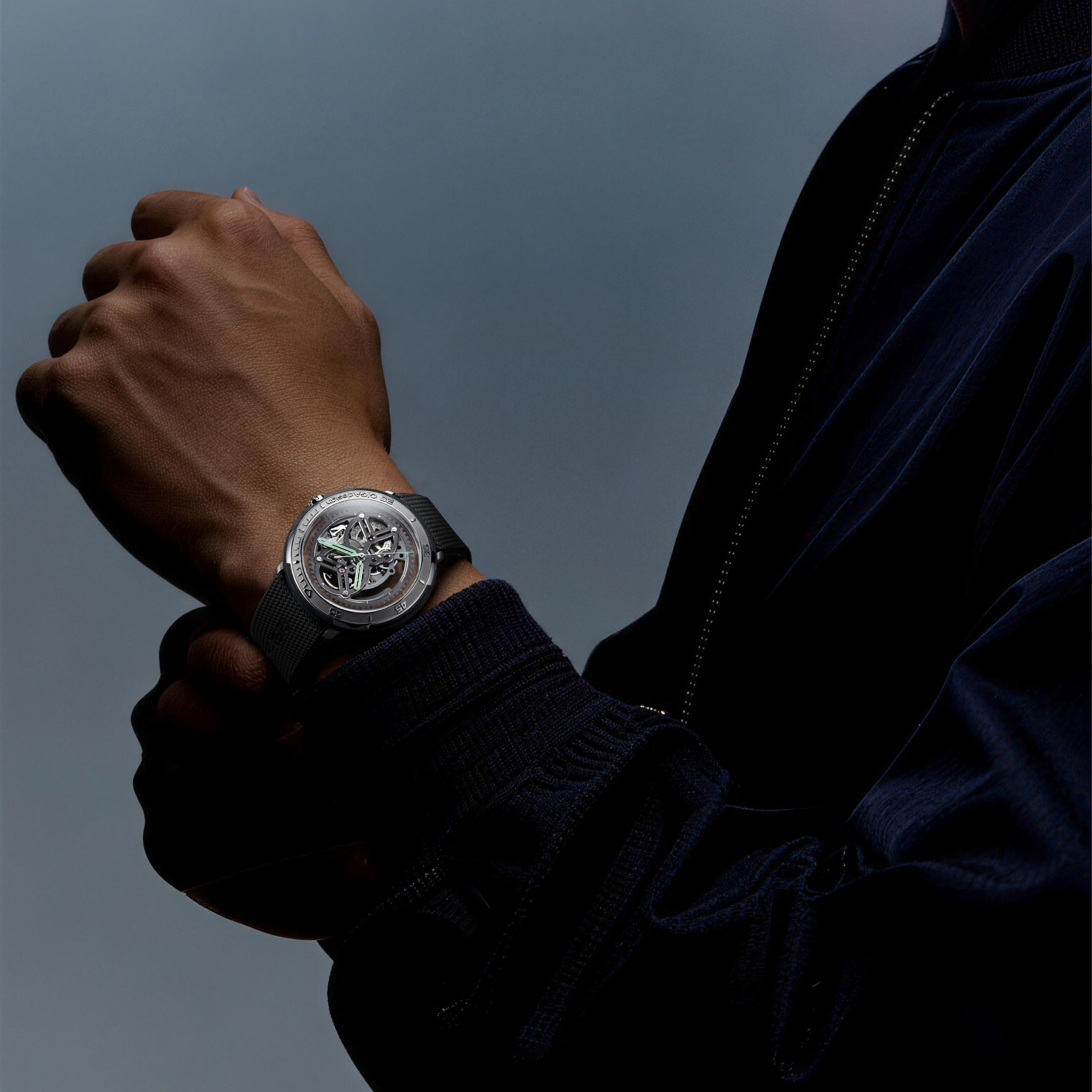 CIGA design RACING-INSPIRED AUTOMATIC SKELETON WATCH VECTOR