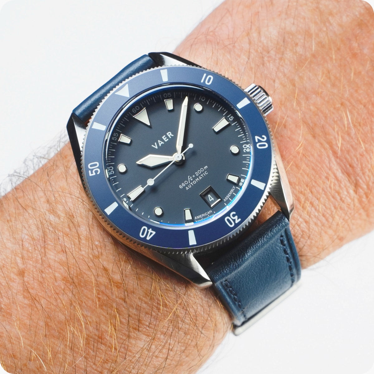 Green Full Grain Leather Strap