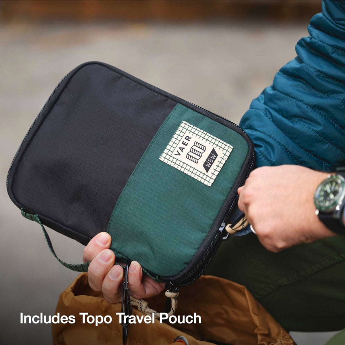 DS4 Topo Designs x W&W Solar Hiker - Green