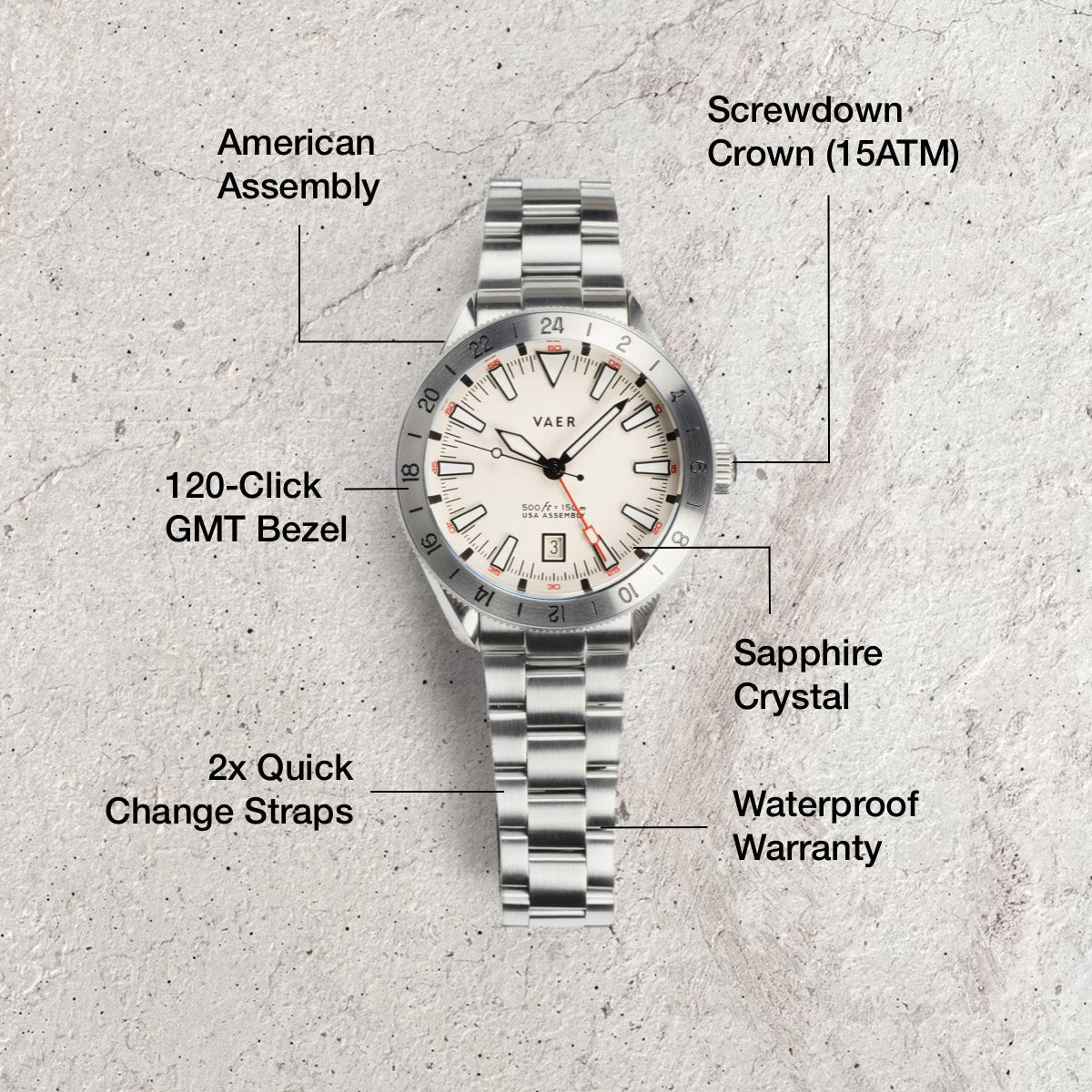 G2 Pacific Polar GMT - 42mm USA