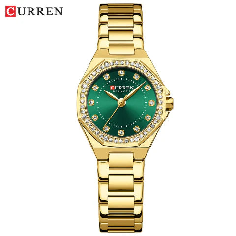 Curren Women's Sparkling Rhinestone Blanche Watch (Dial 2.1 cm) - CUR229