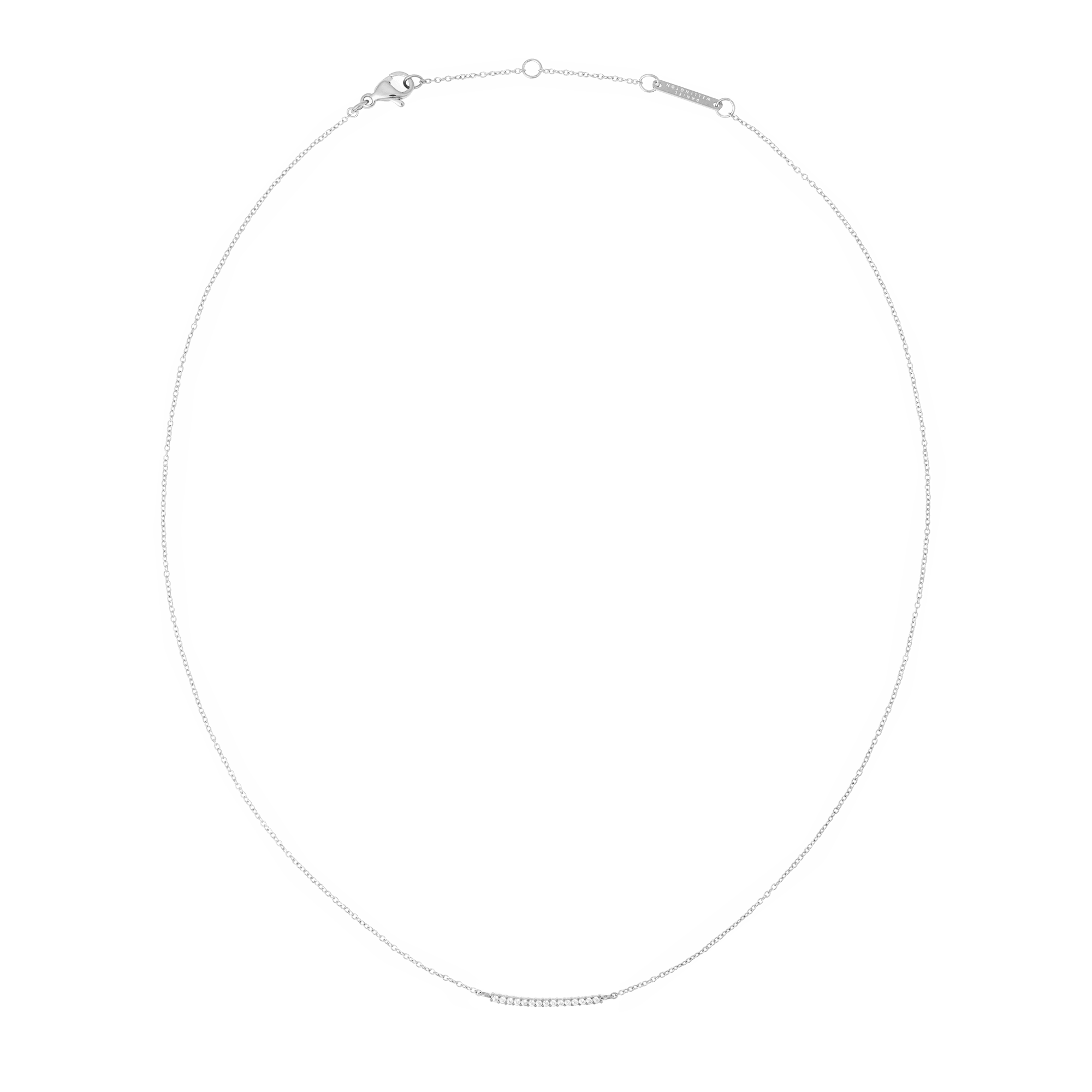 Mirelle Eternity Necklace Silver