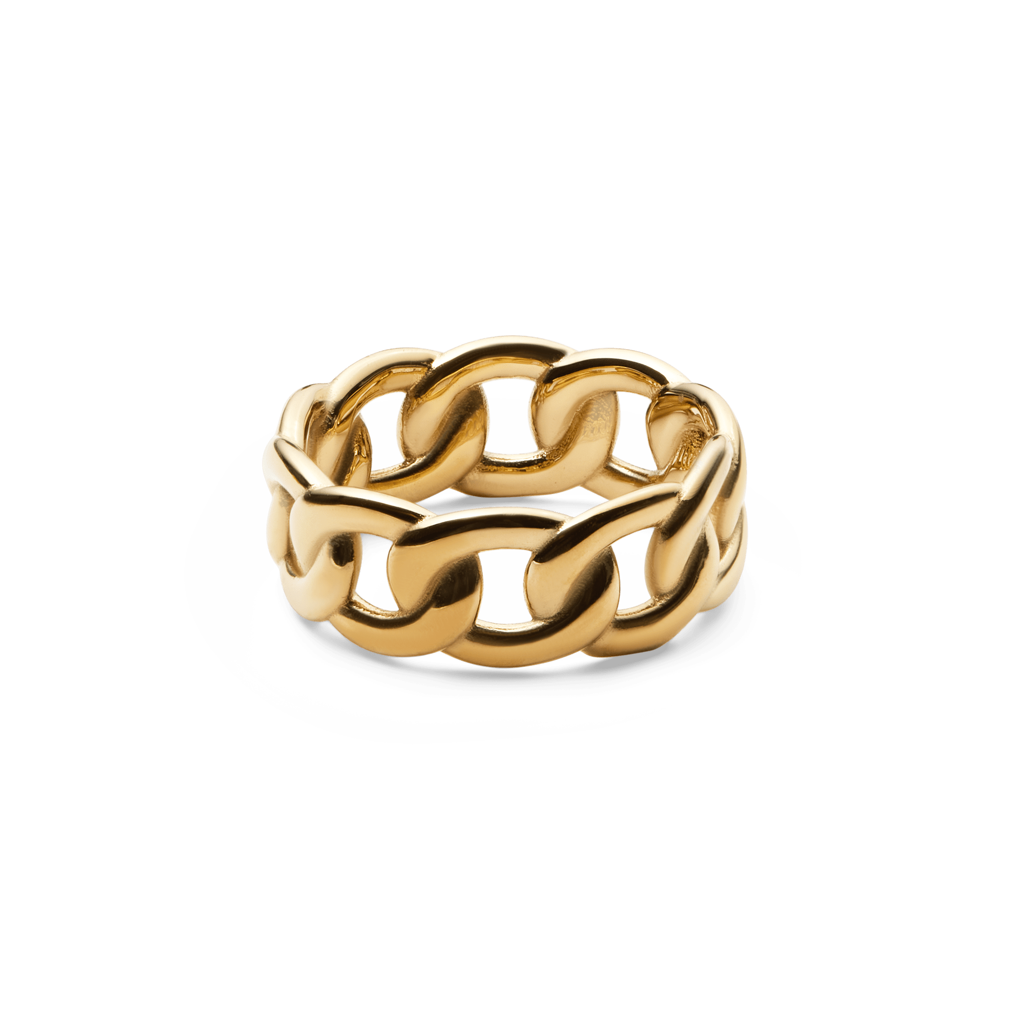 Chunky Chain Ring Gold