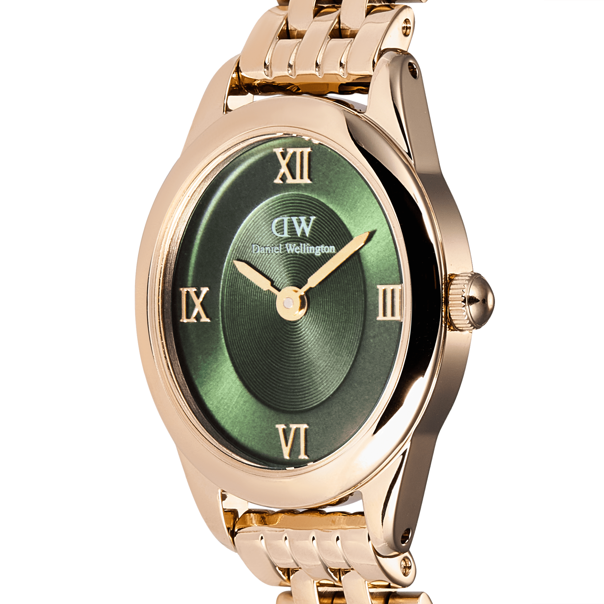 Ophelia Mini Emerald Rose Gold