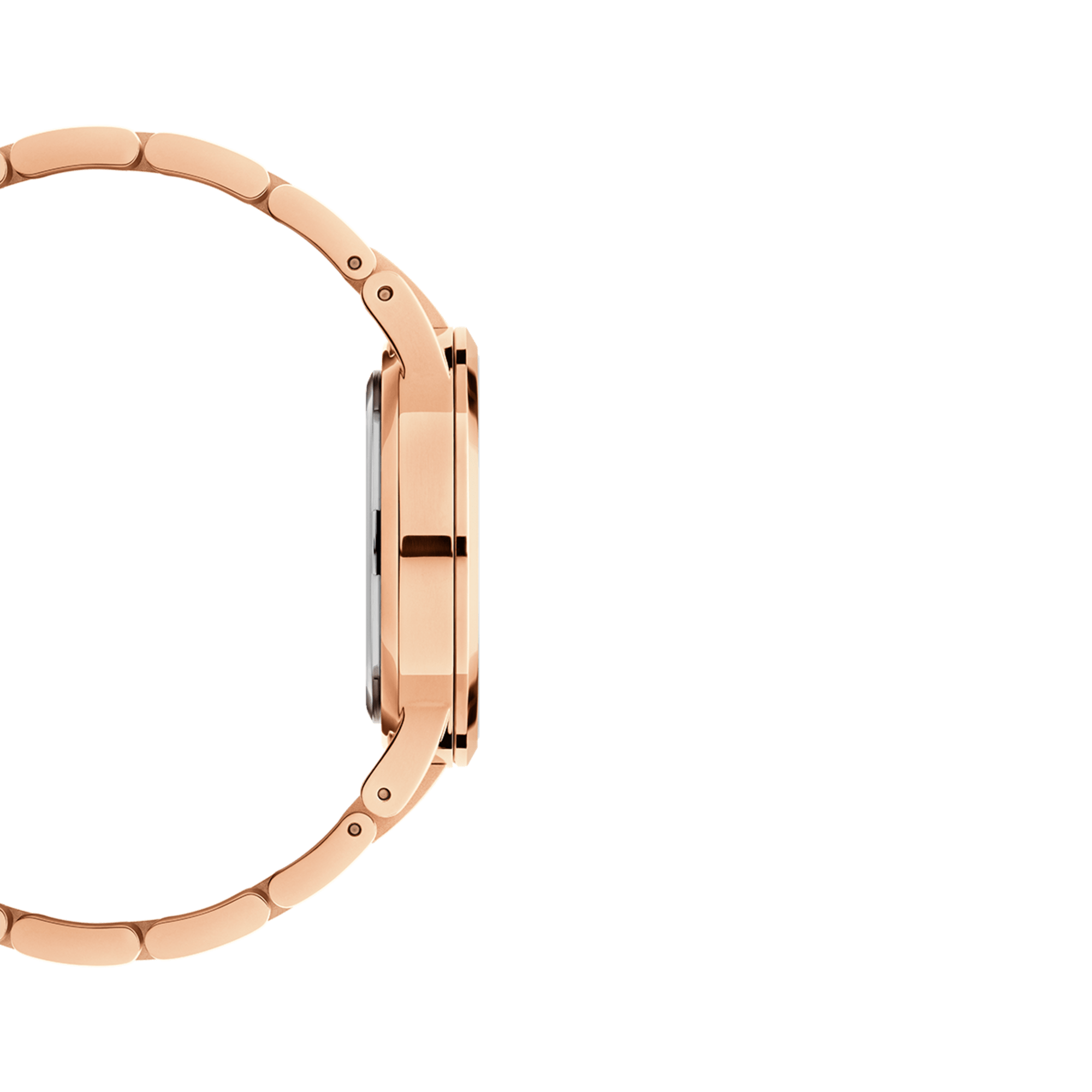 Iconic Link Black Rose Gold