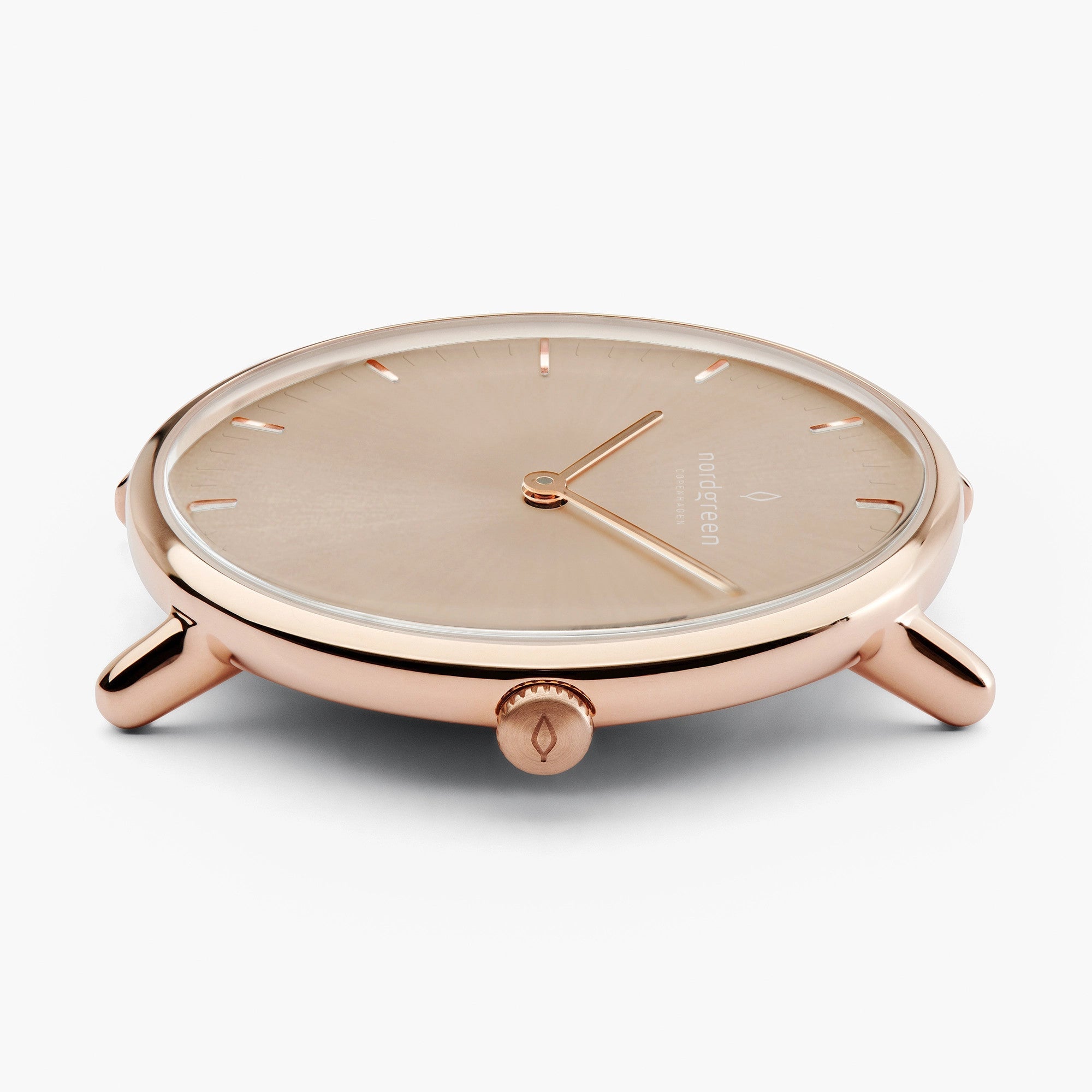 Native 28mm - Rose Gold - Latte Sunray Dial