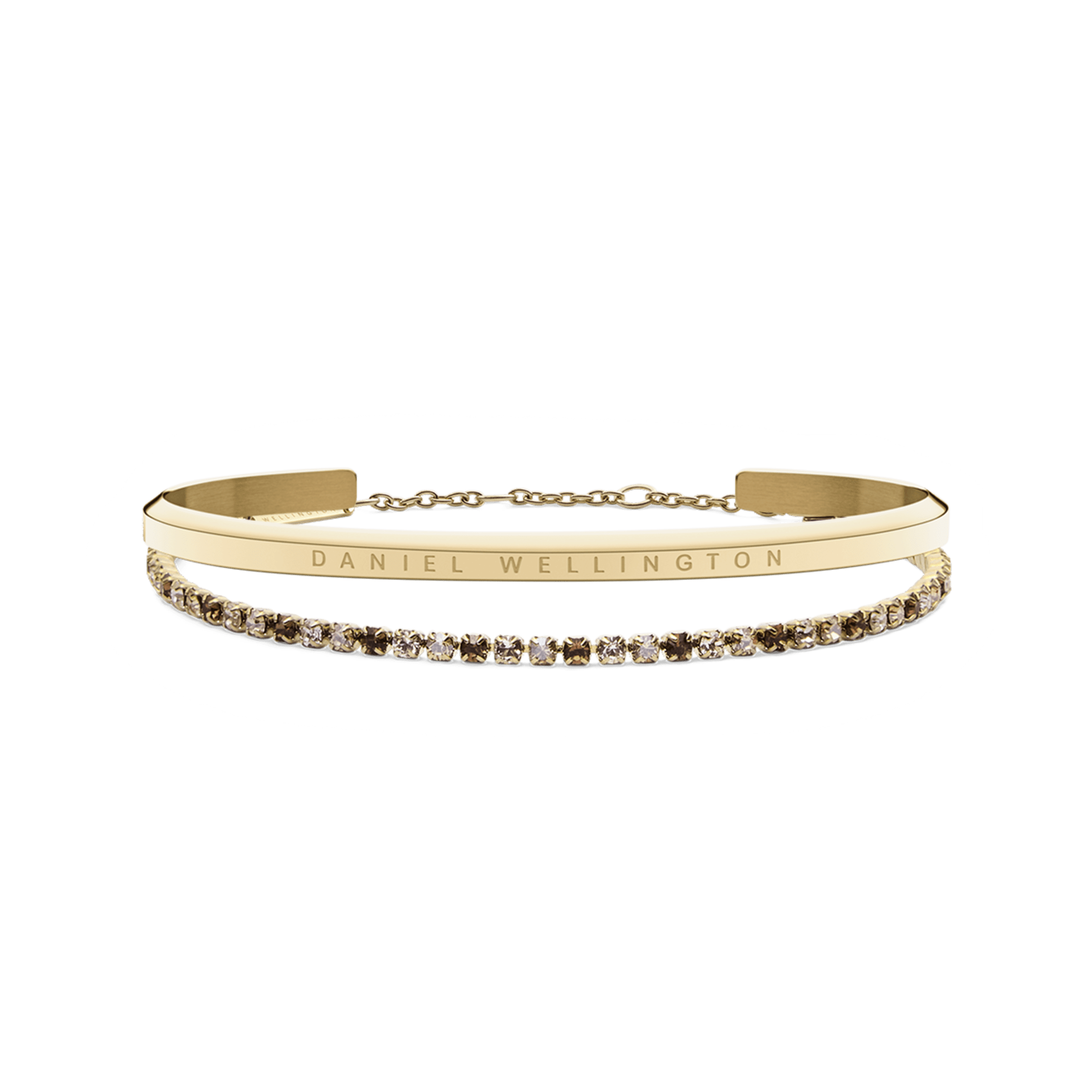 Classic Bracelet Gold & Tennis Bracelet Honey Combo Gold