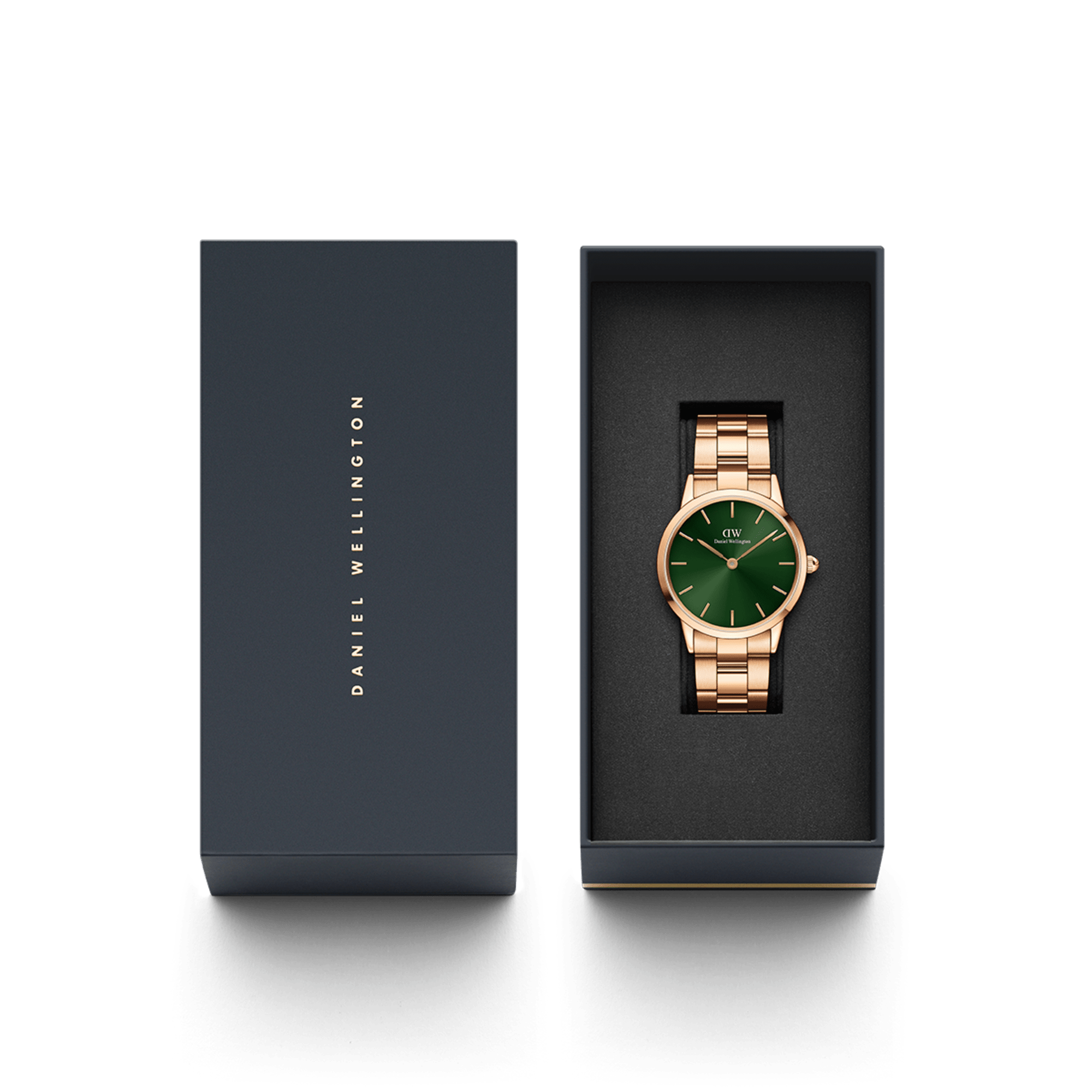 Iconic Link Emerald Rose Gold