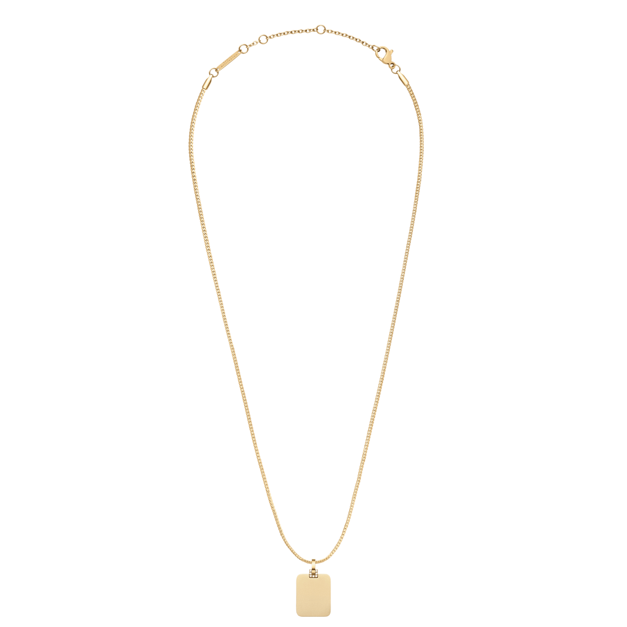 Rectangular Detail Crystal Pendant G