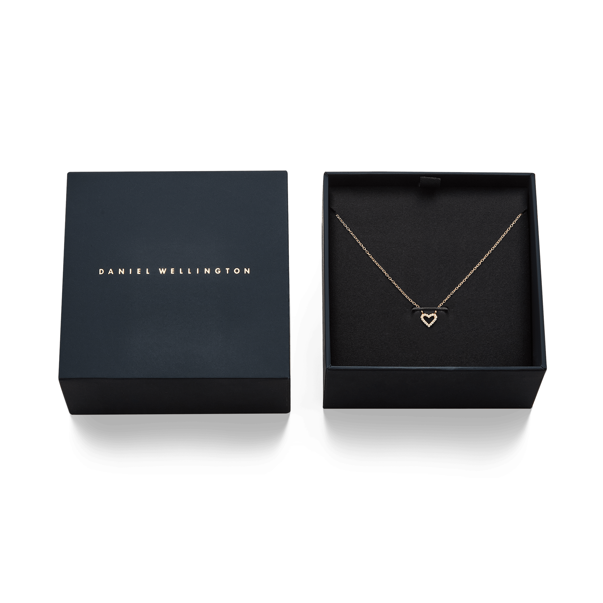 Mirelle Heart Necklace Rose Gold