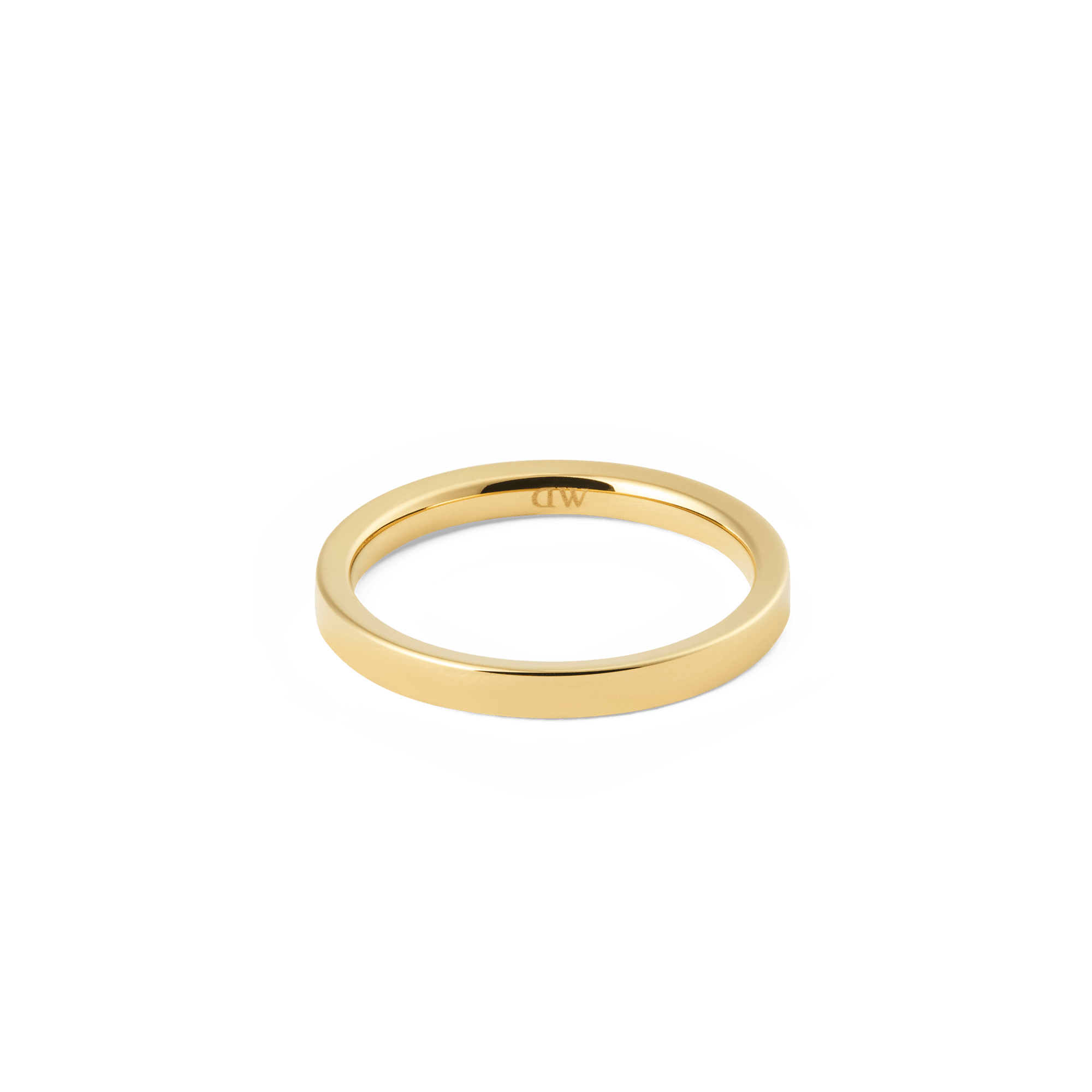 Line Ring Polished Gold 2.5mm