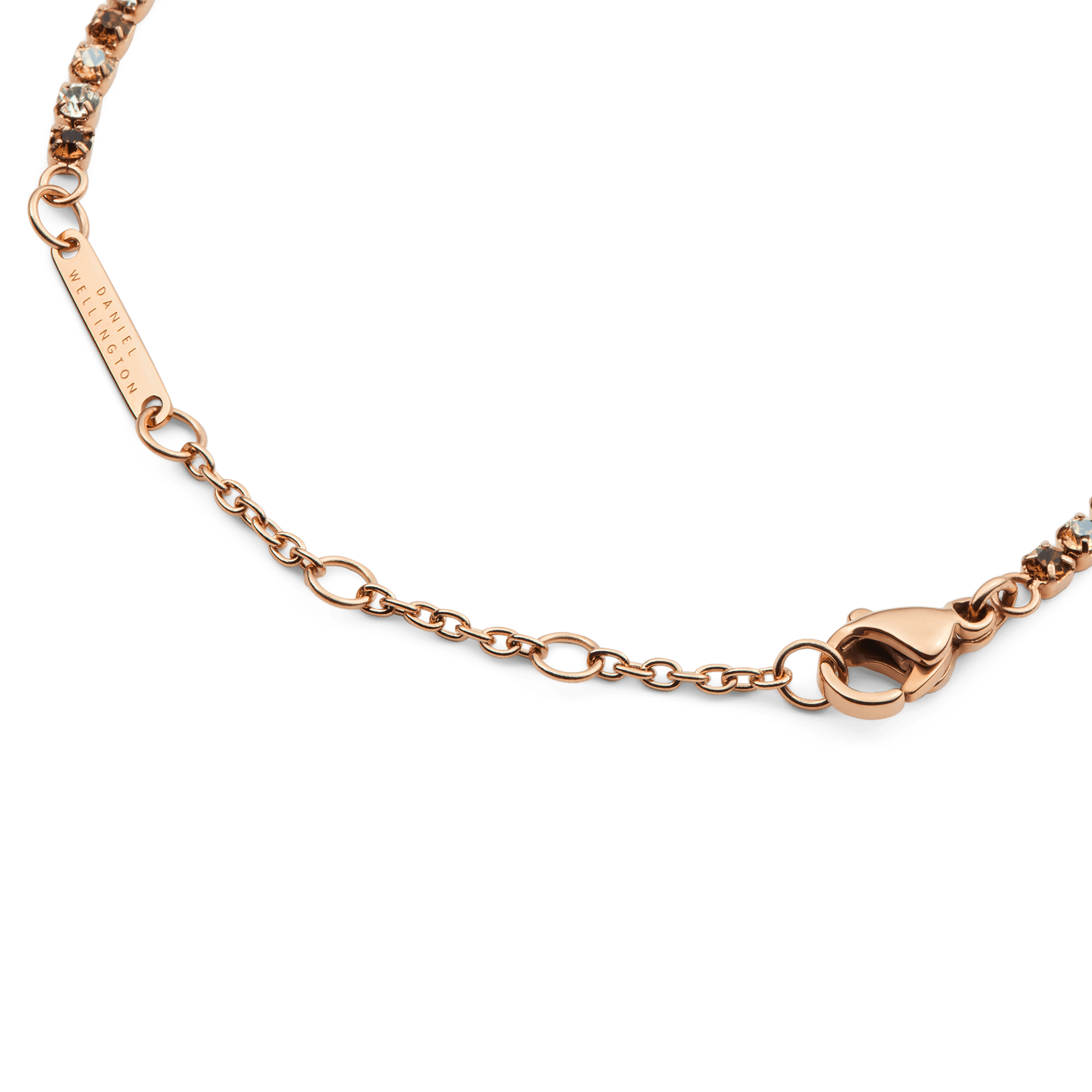 Classic Tennis Bracelet Honey Combo Rose Gold