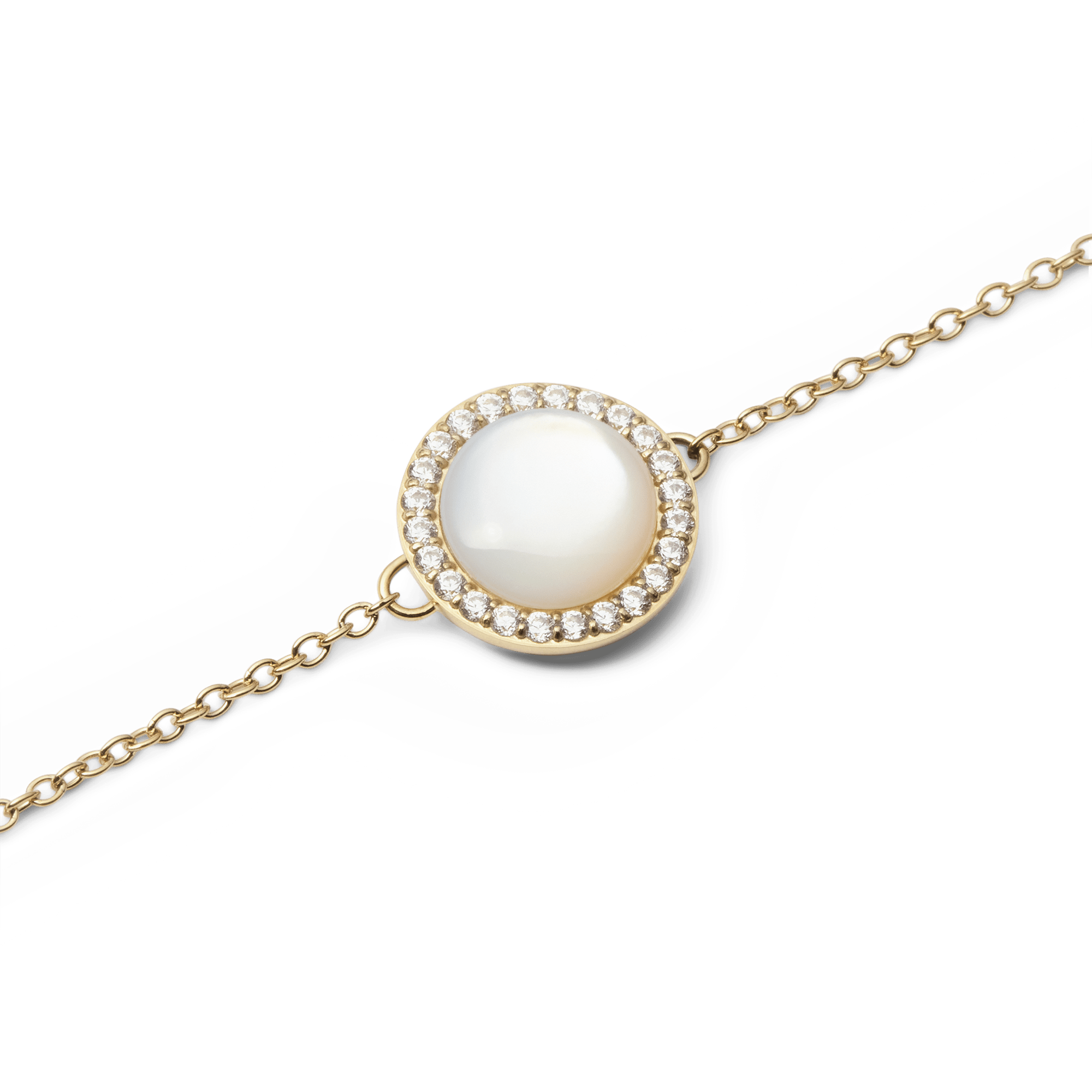 Audrey Bracelet Mother of Pearl Gold