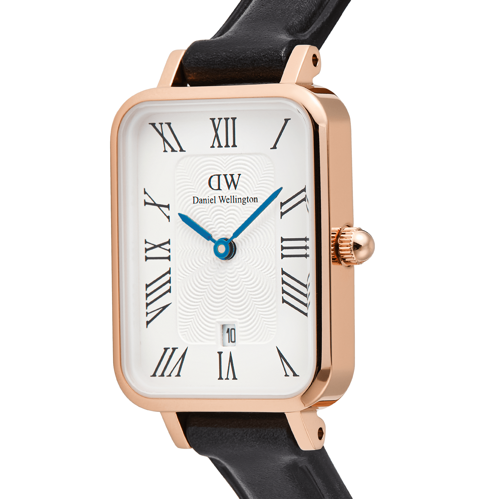 Quadro Roman Numerals Date Sheffield Rose Gold