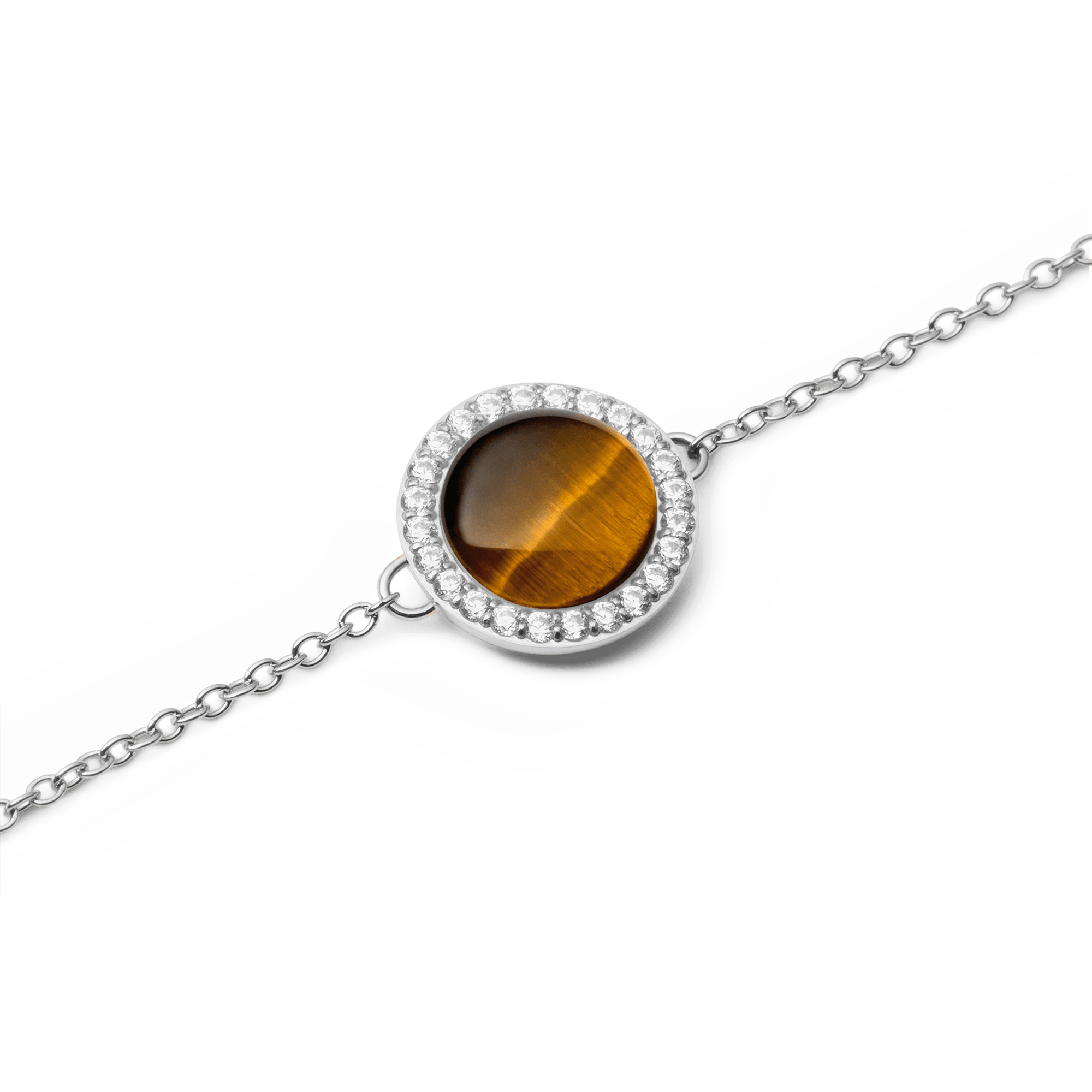 Audrey Bracelet Tiger Eye Silver