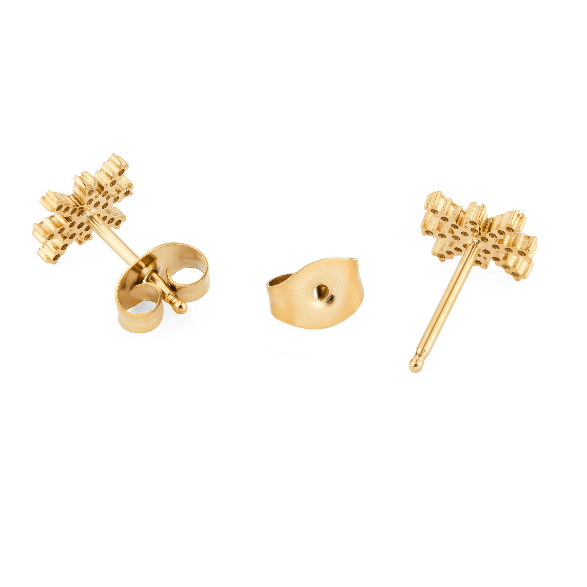 Mirelle Star Earrings Gold