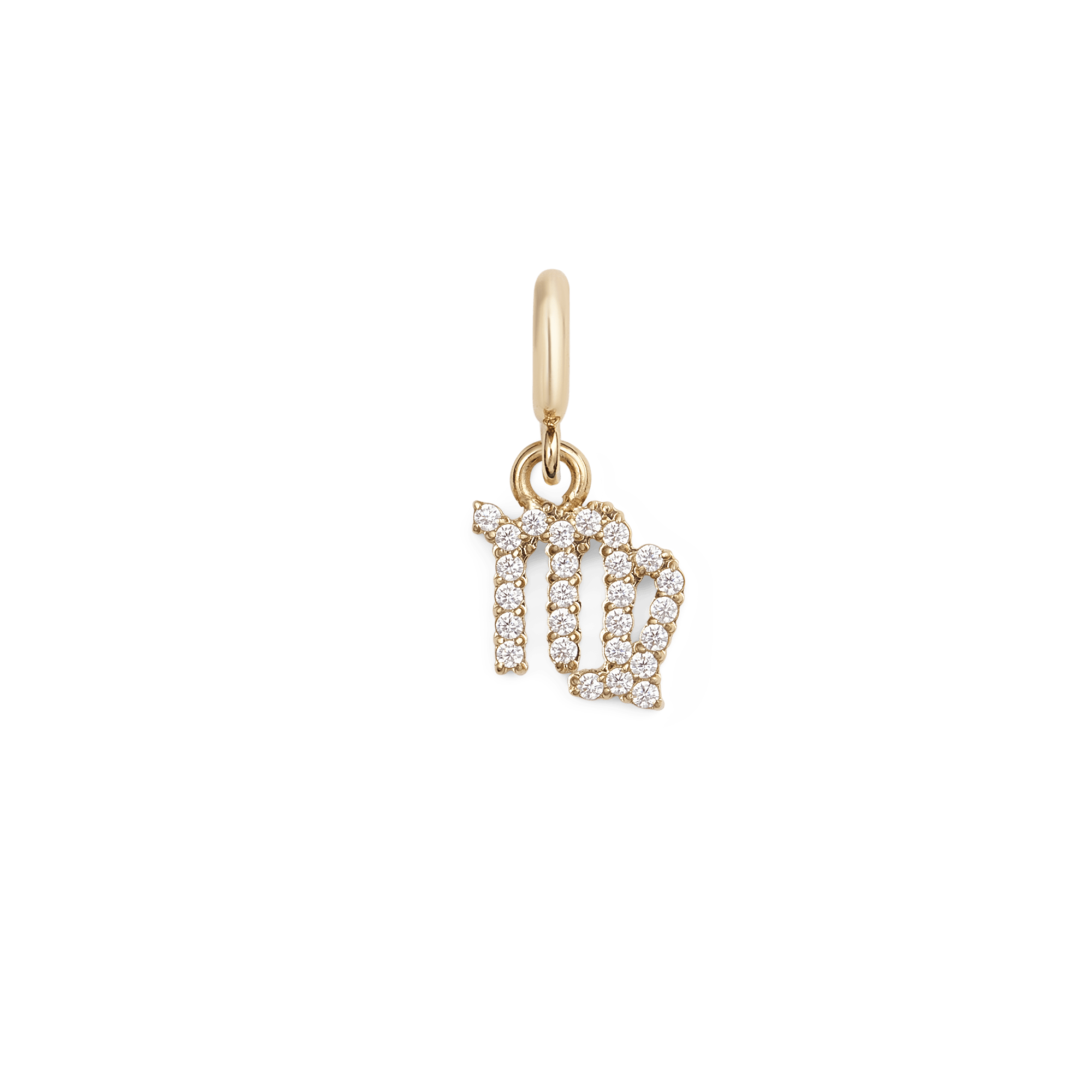 Zodiac Watch Charm Gold