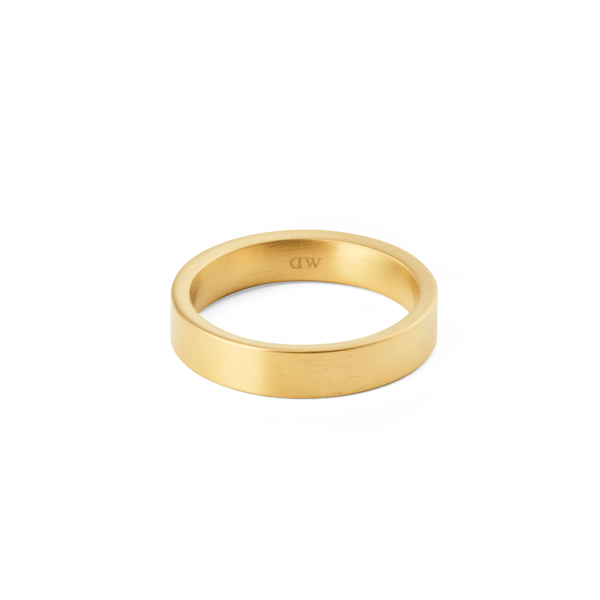 Line Ring Brushed Gold 4.5mm
