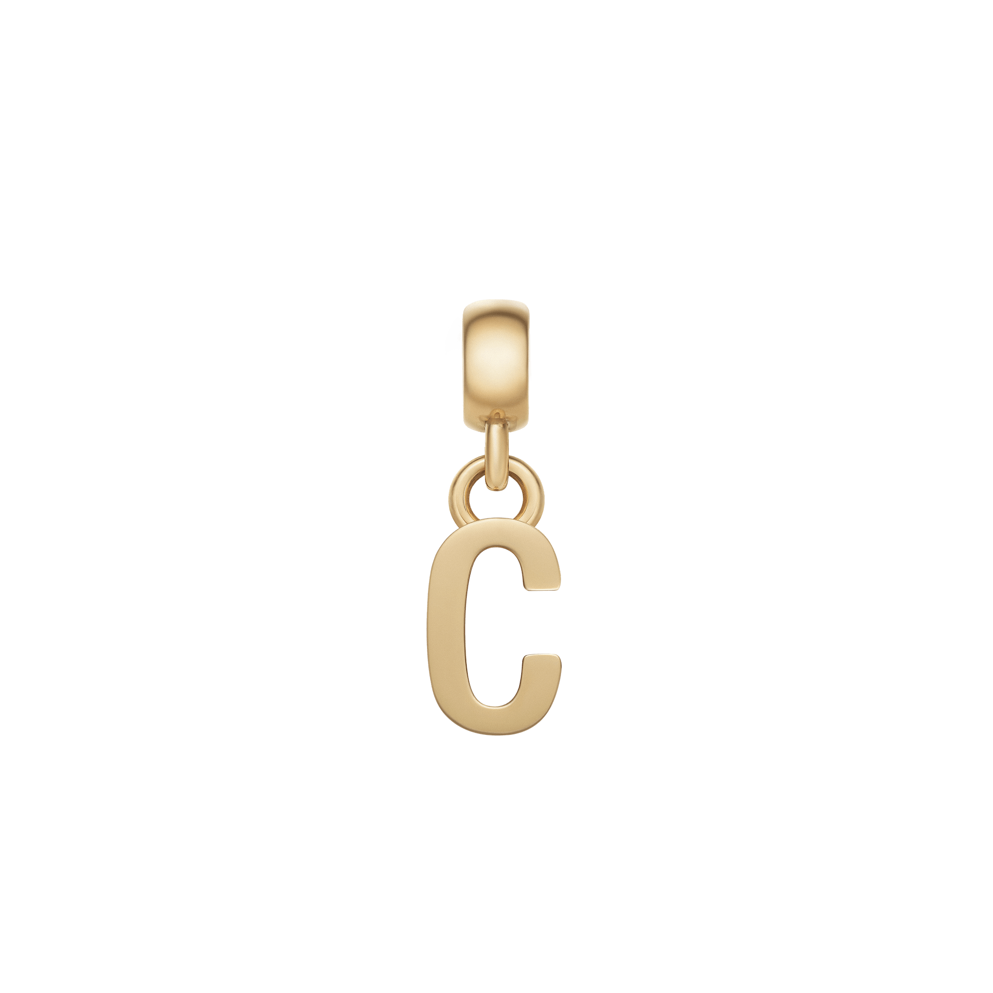 Letter Charm Gold