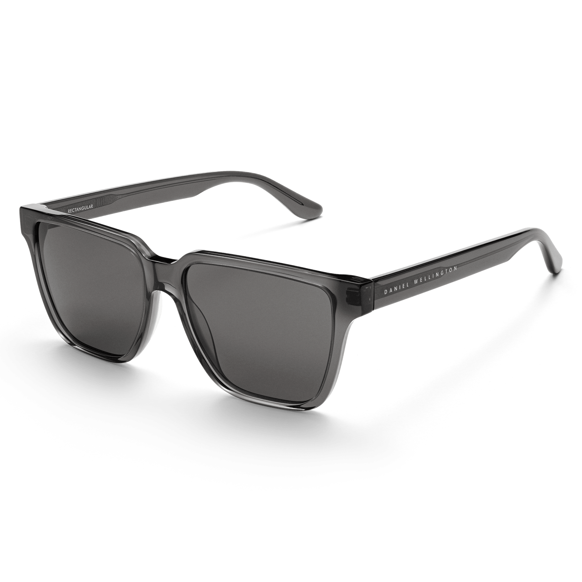 Rectangular Bio-Acetate Grey Grey