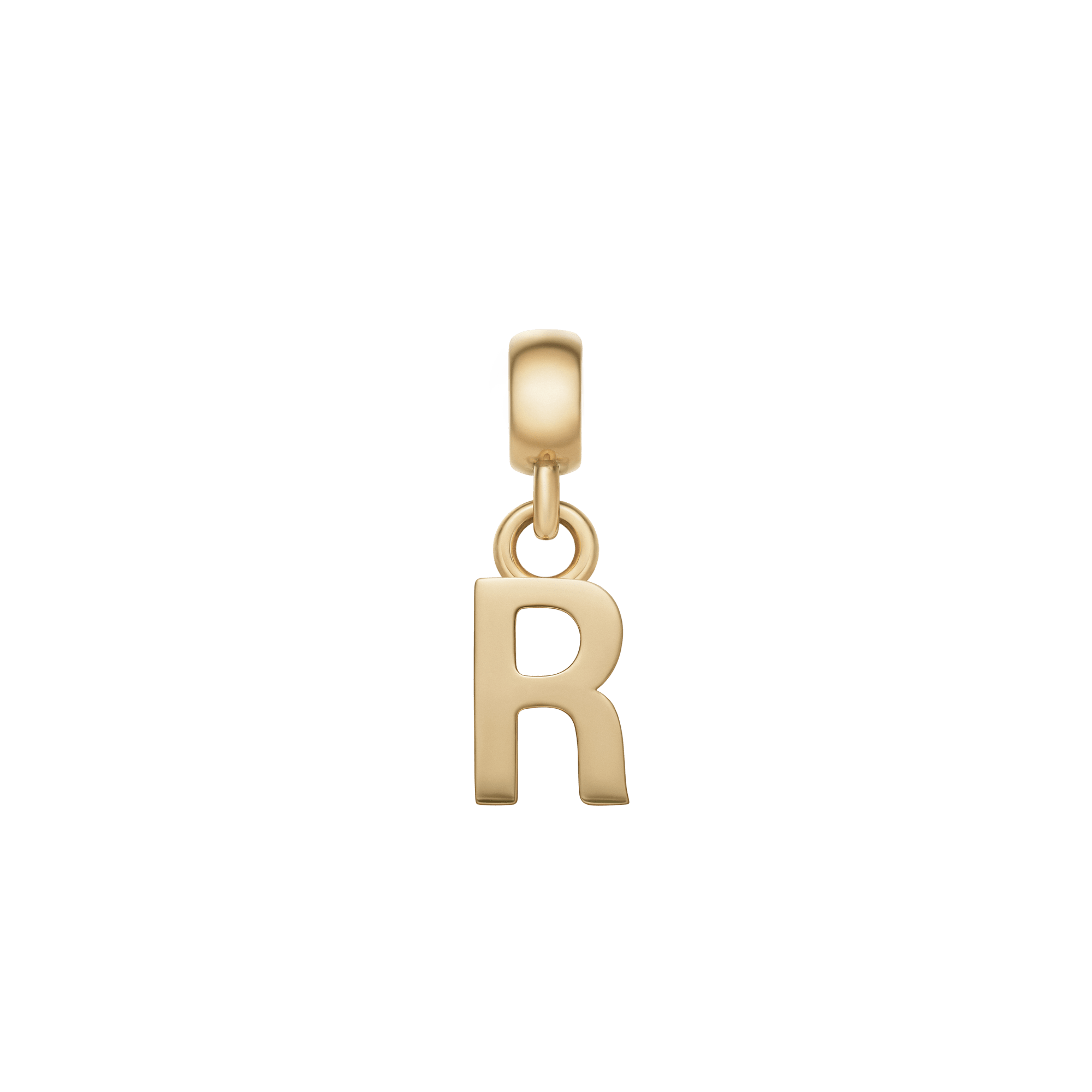 Letter Charm Gold