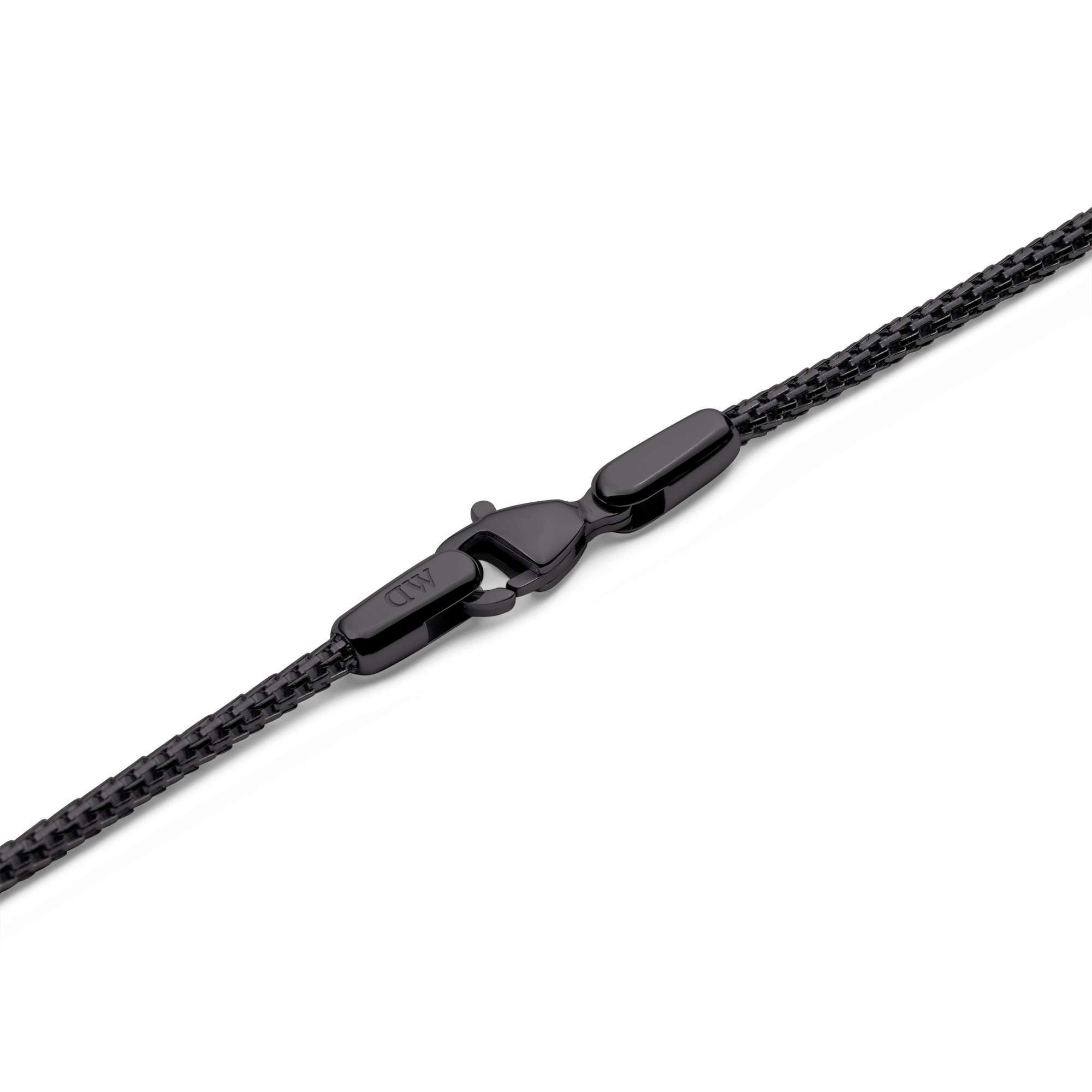 Tide Mesh Necklace Black 1.8