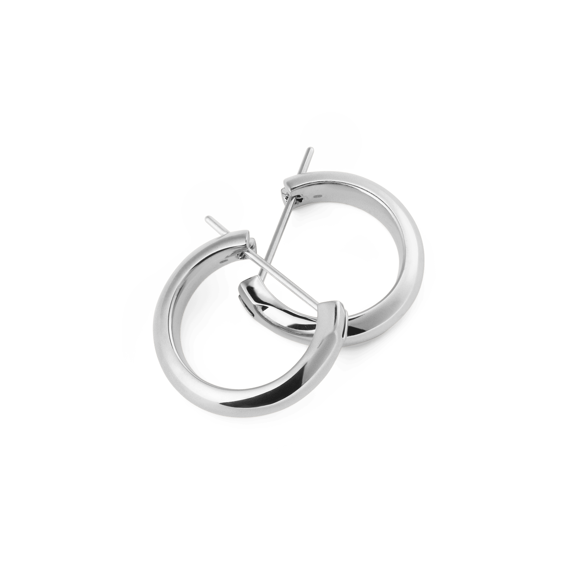 Arch Earrings Silver 12mm