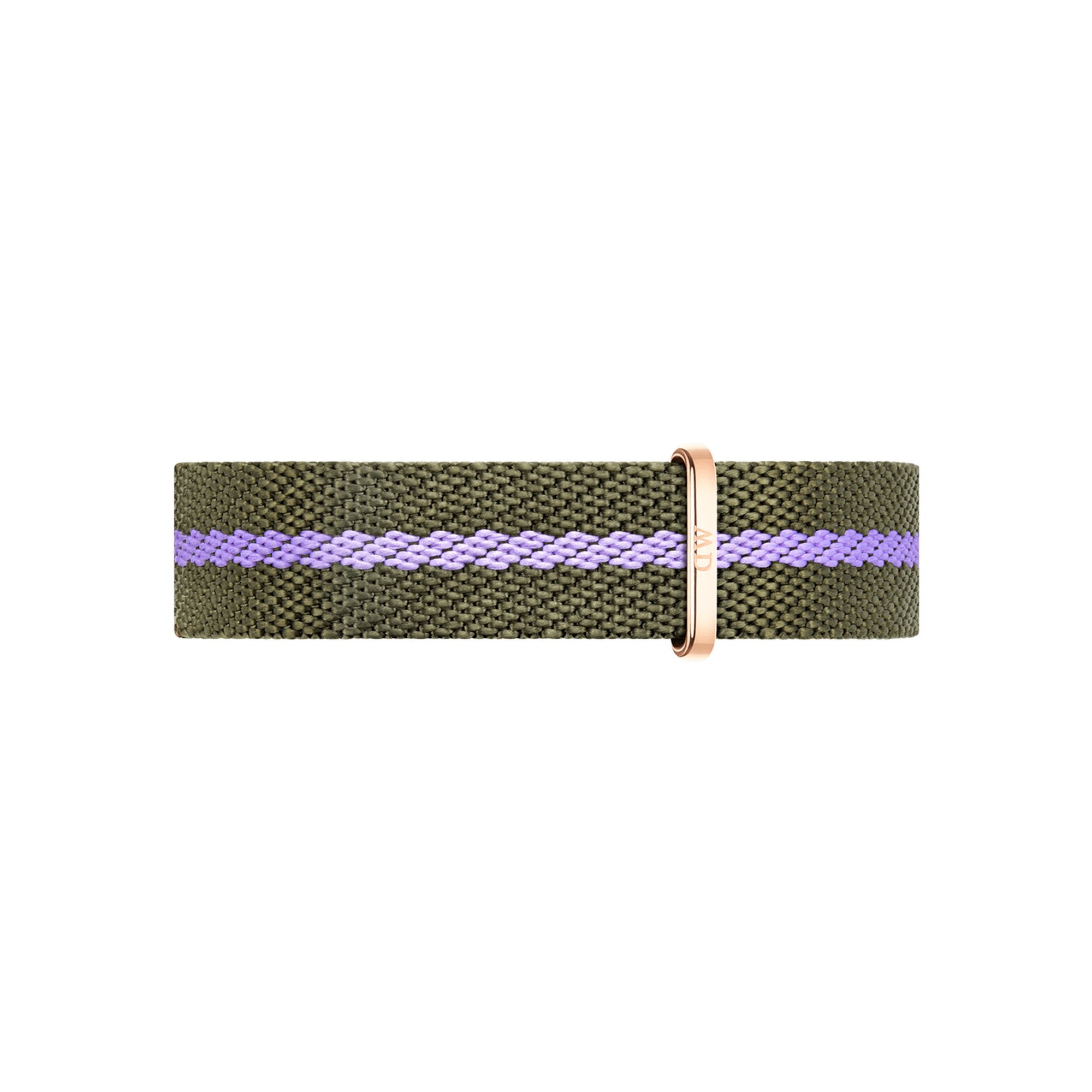 Iconic NATO Green/Purple Rose Gold