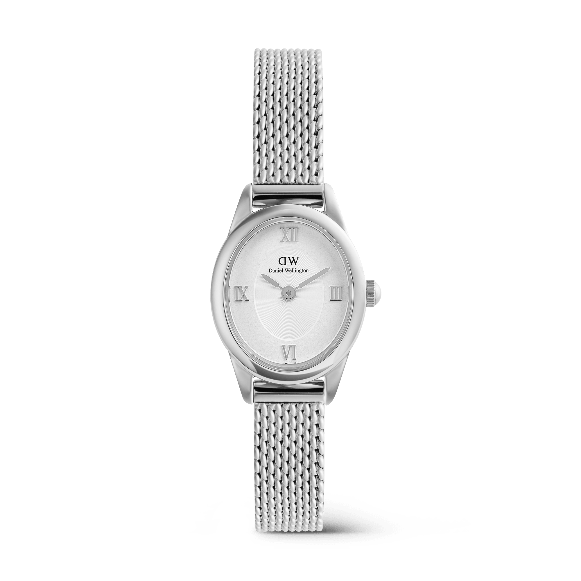 Ophelia Mini Mesh White Silver