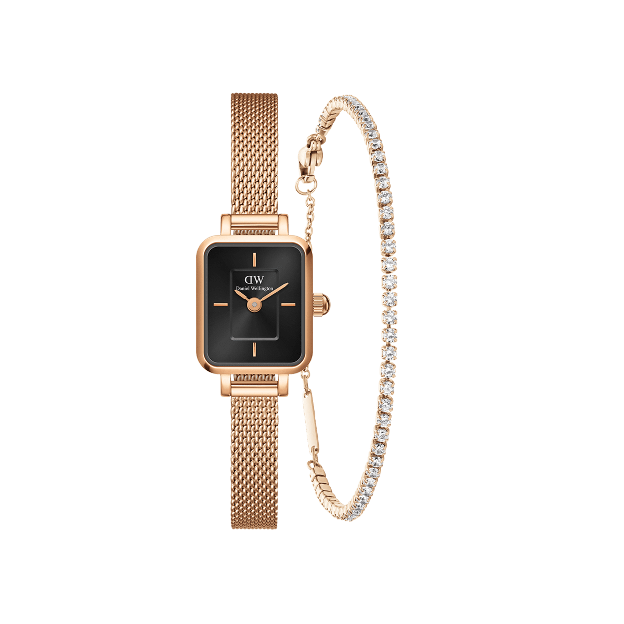 Quadro Mini + Classic Tennis Bracelet