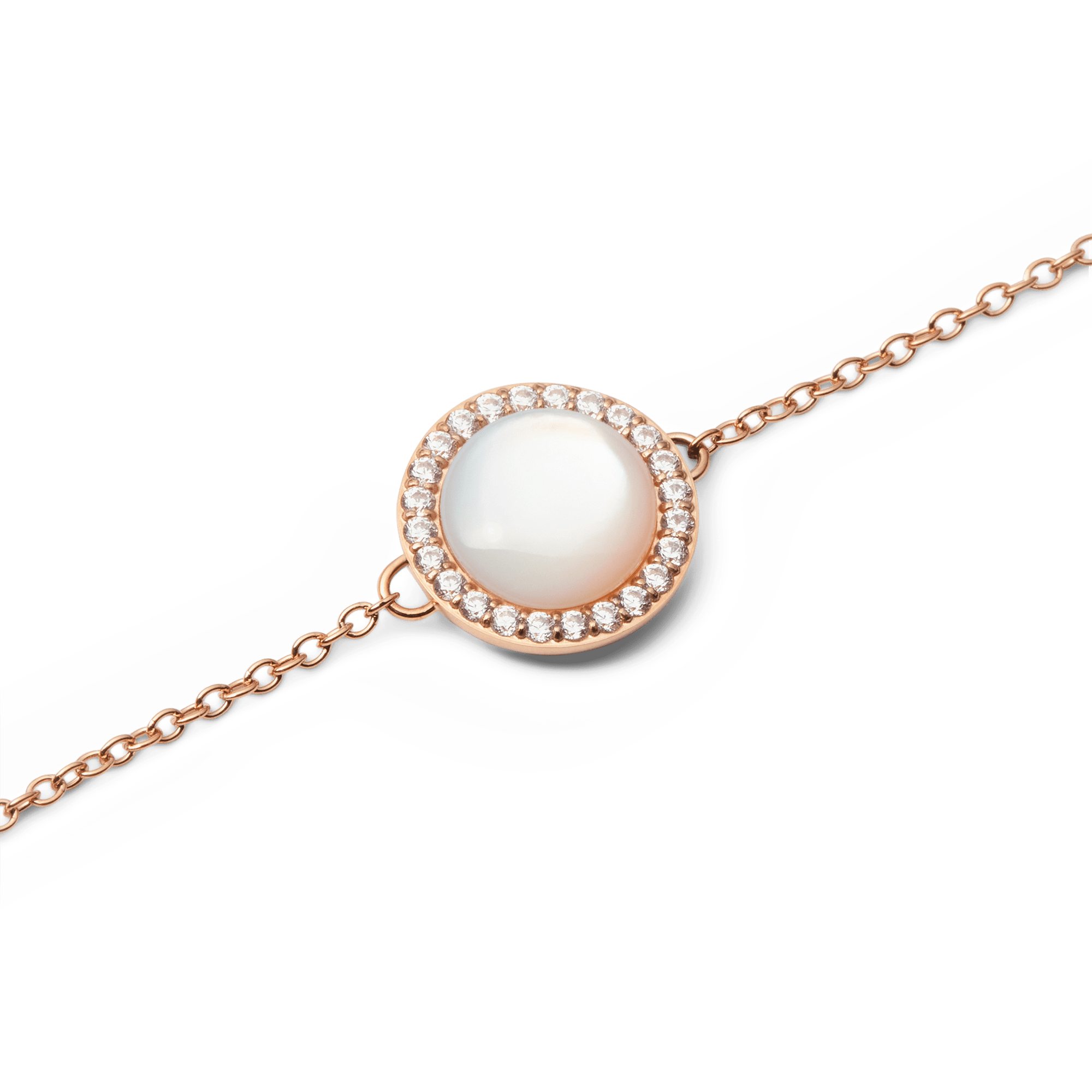 Audrey Bracelet Mother of Pearl Rose Gold
