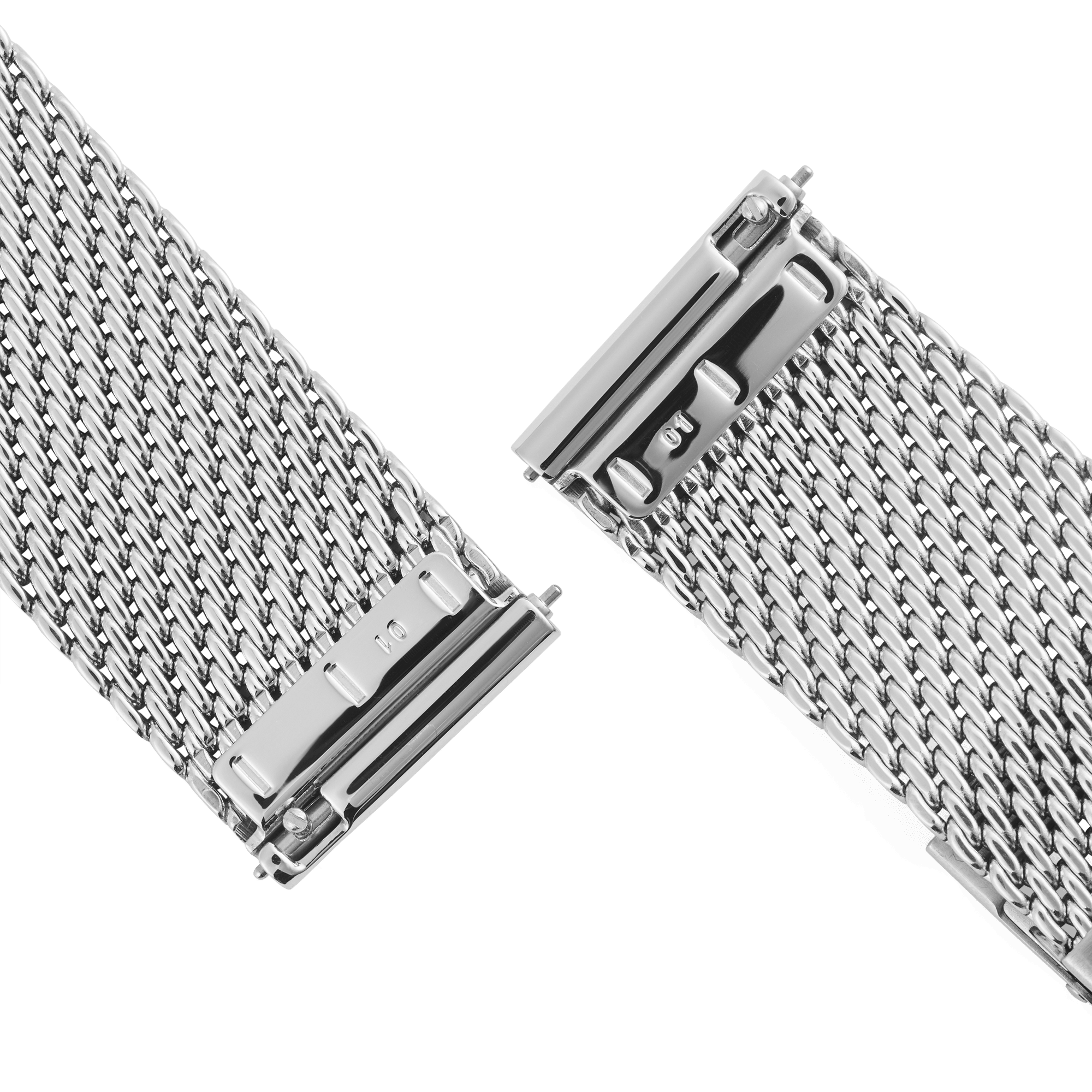 Mesh Sterling Strap Silver