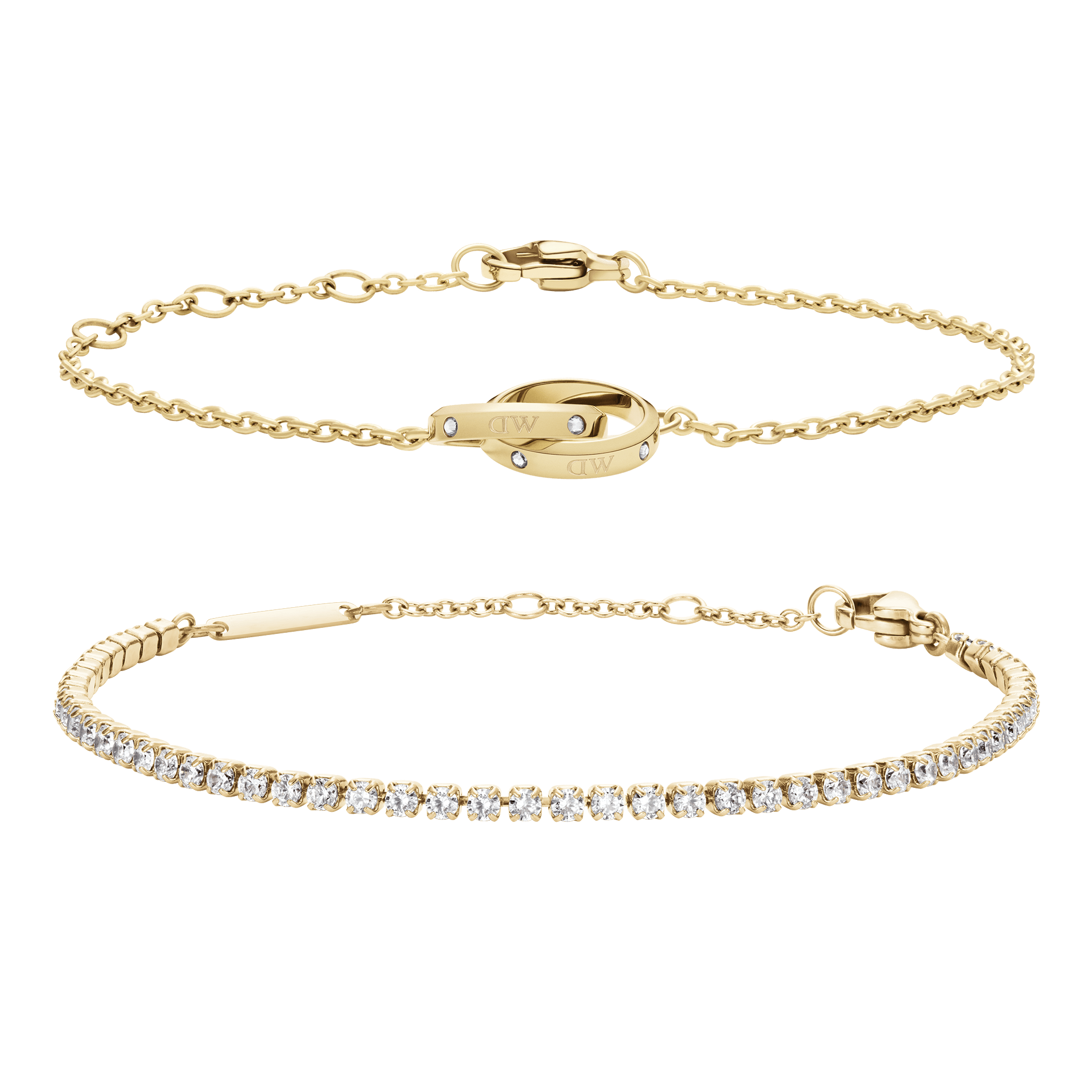 Tennis Bracelet + Lumine Unity Bracelet
