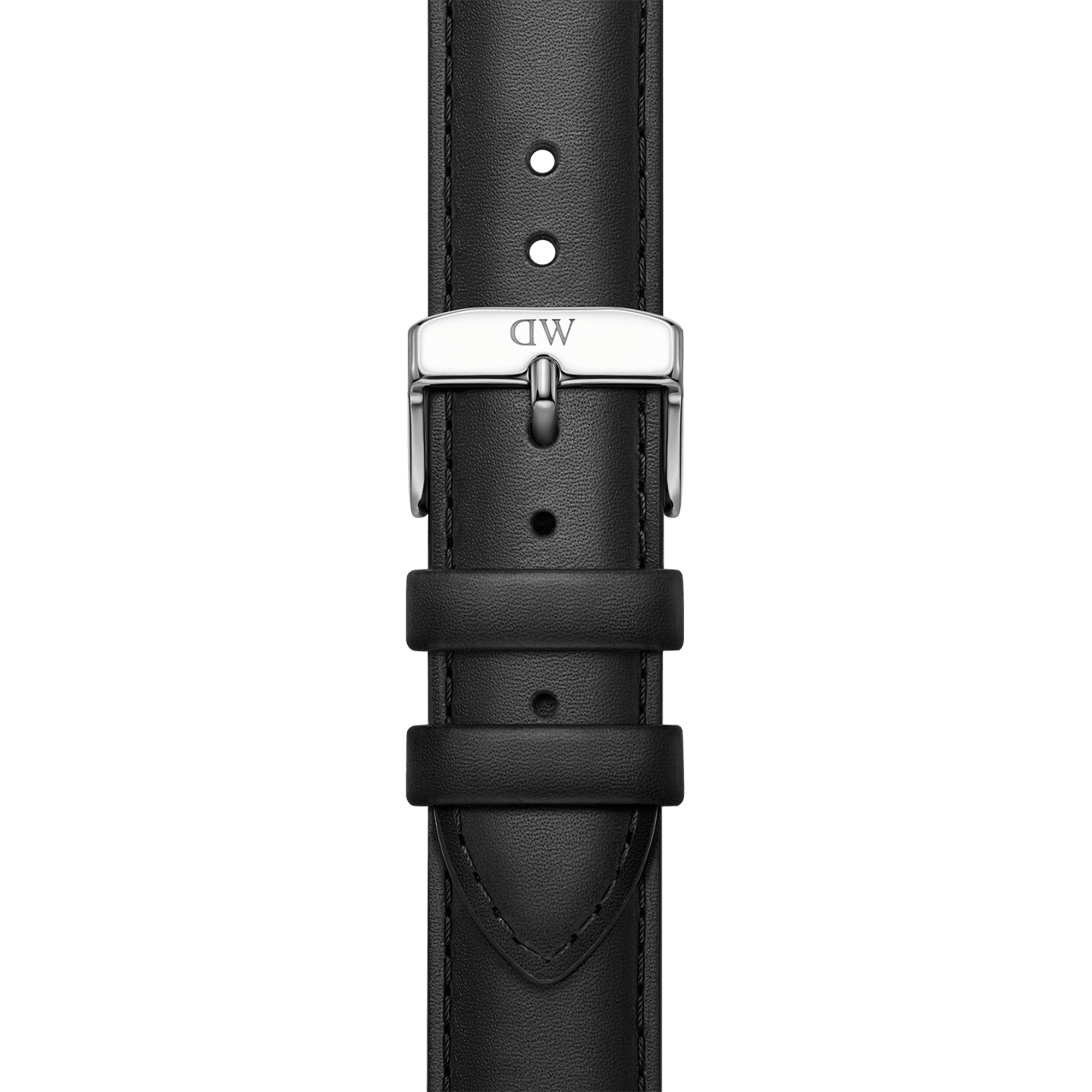 Smartwatch Strap Leather Silver