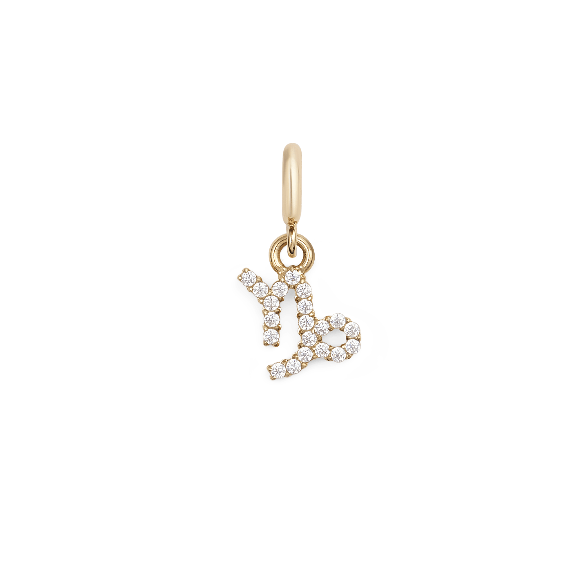 Zodiac Watch Charm Gold