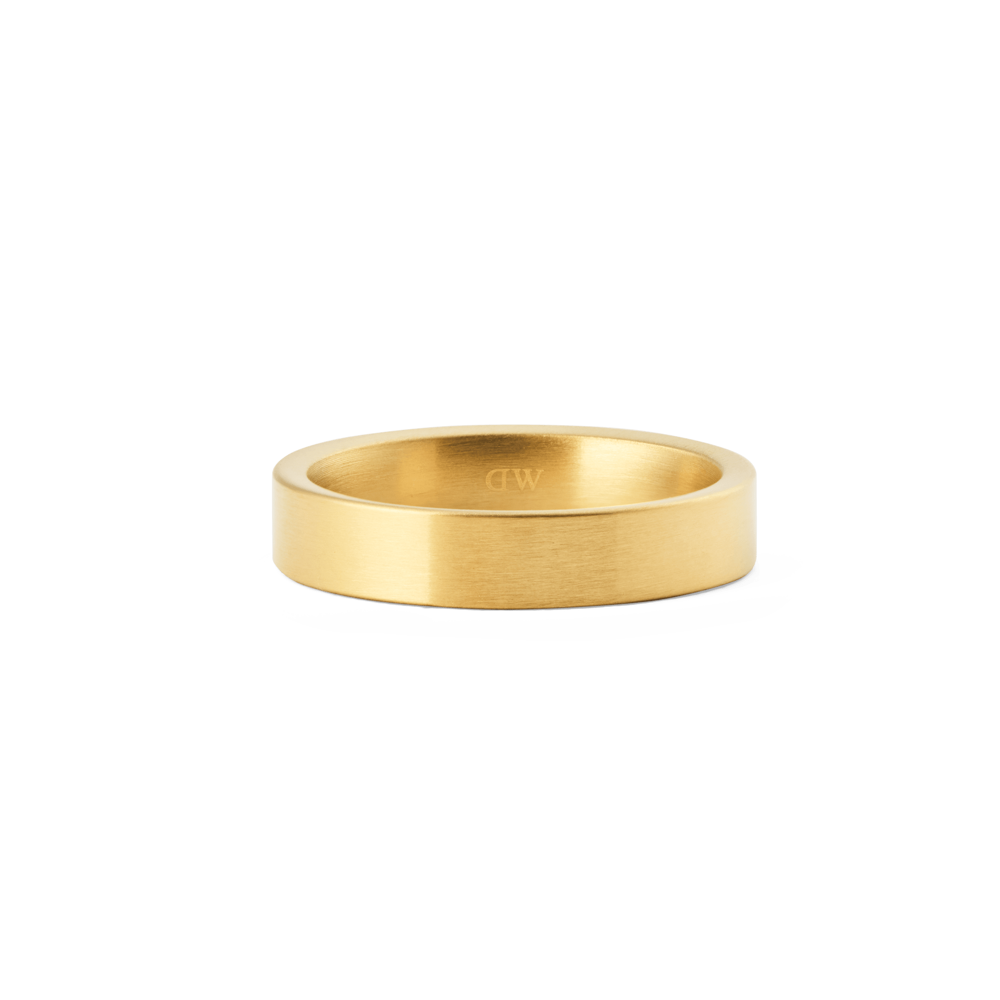 Line Ring Brushed Gold 4.5mm