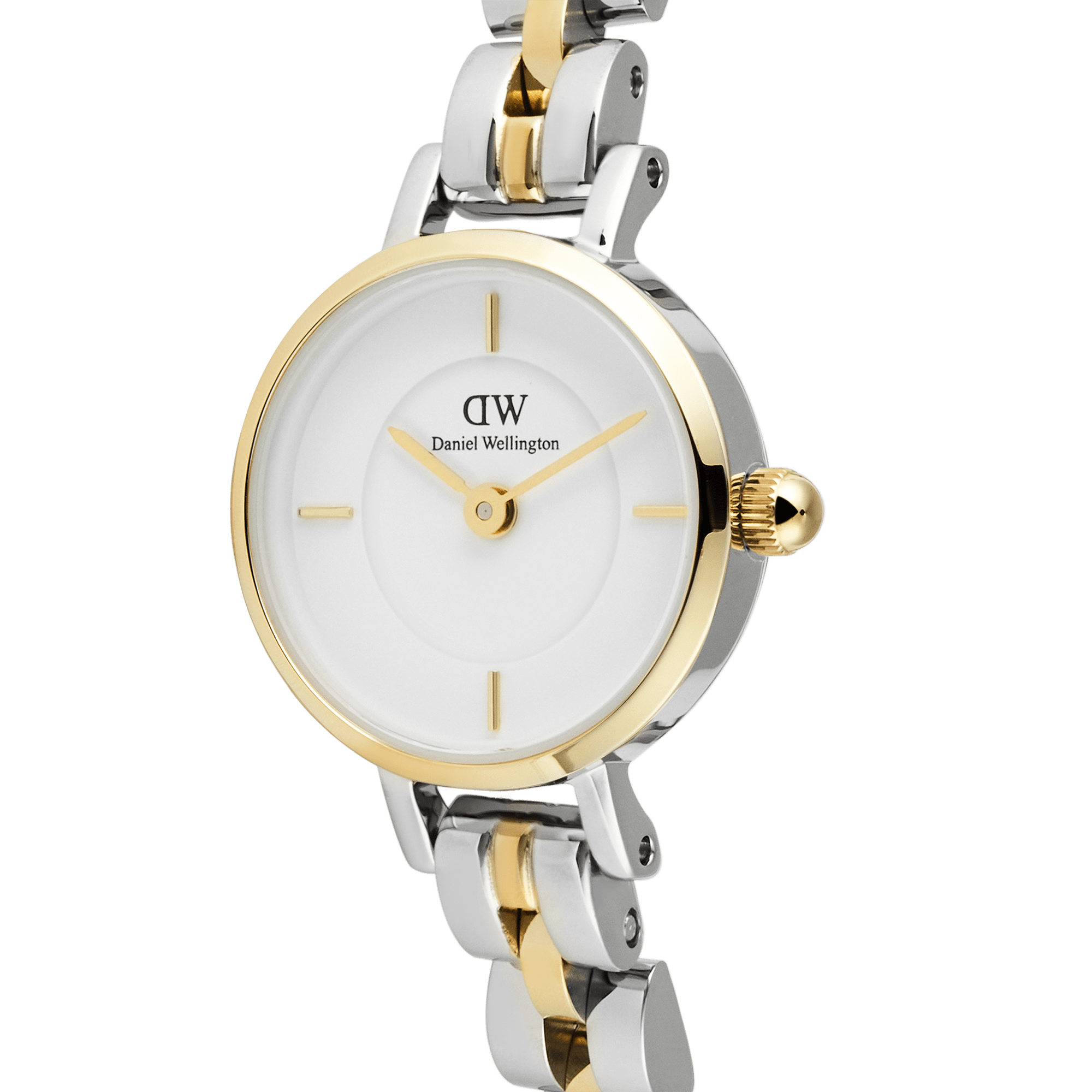 Petite Mini Arch 3-Link Two Tone Gold