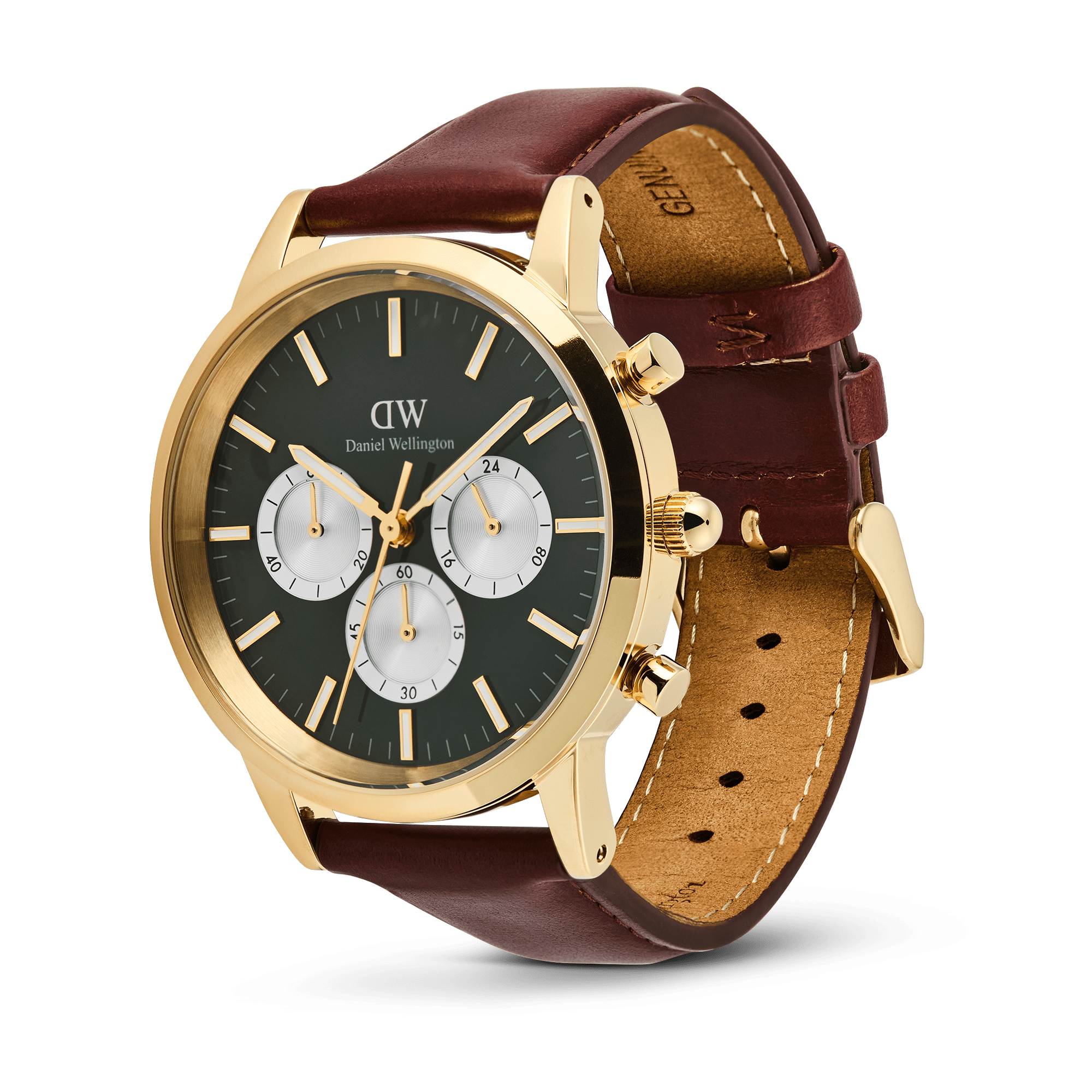 Iconic Chronograph St Mawes Emerald Panda Gold
