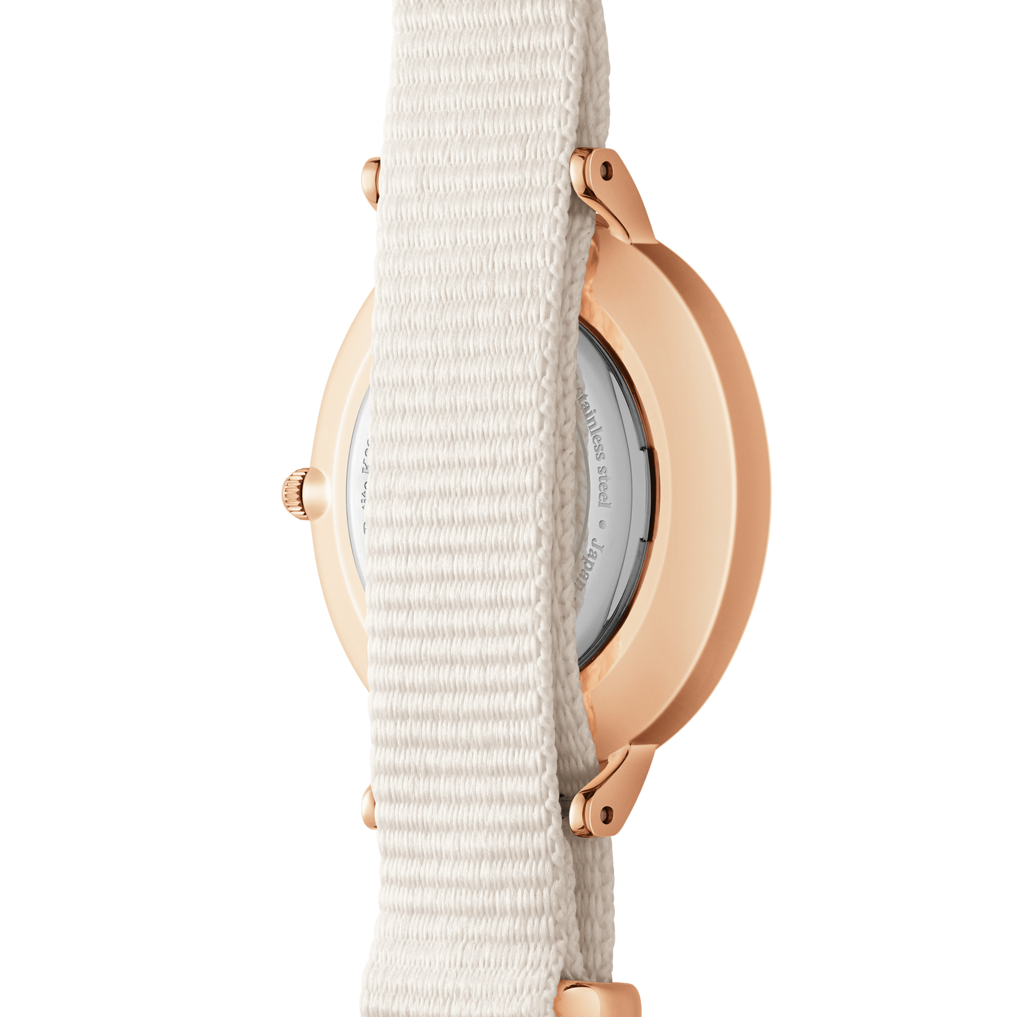 Federica Scagnetti x DW: Petite Chalk Nato Rose Gold
