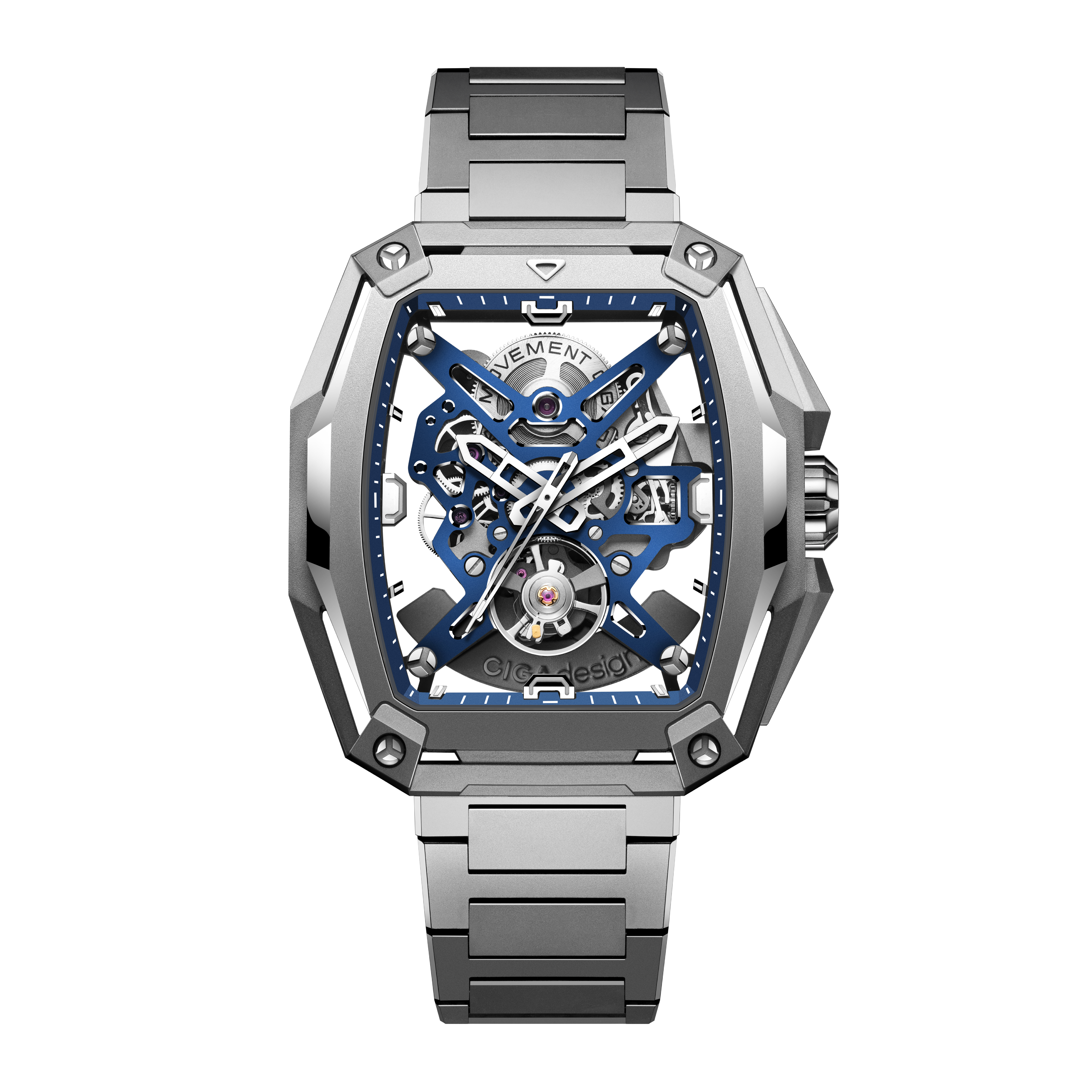 CIGA design SKELETON AUTOMATIC WATCH HUNTER TITANIUM