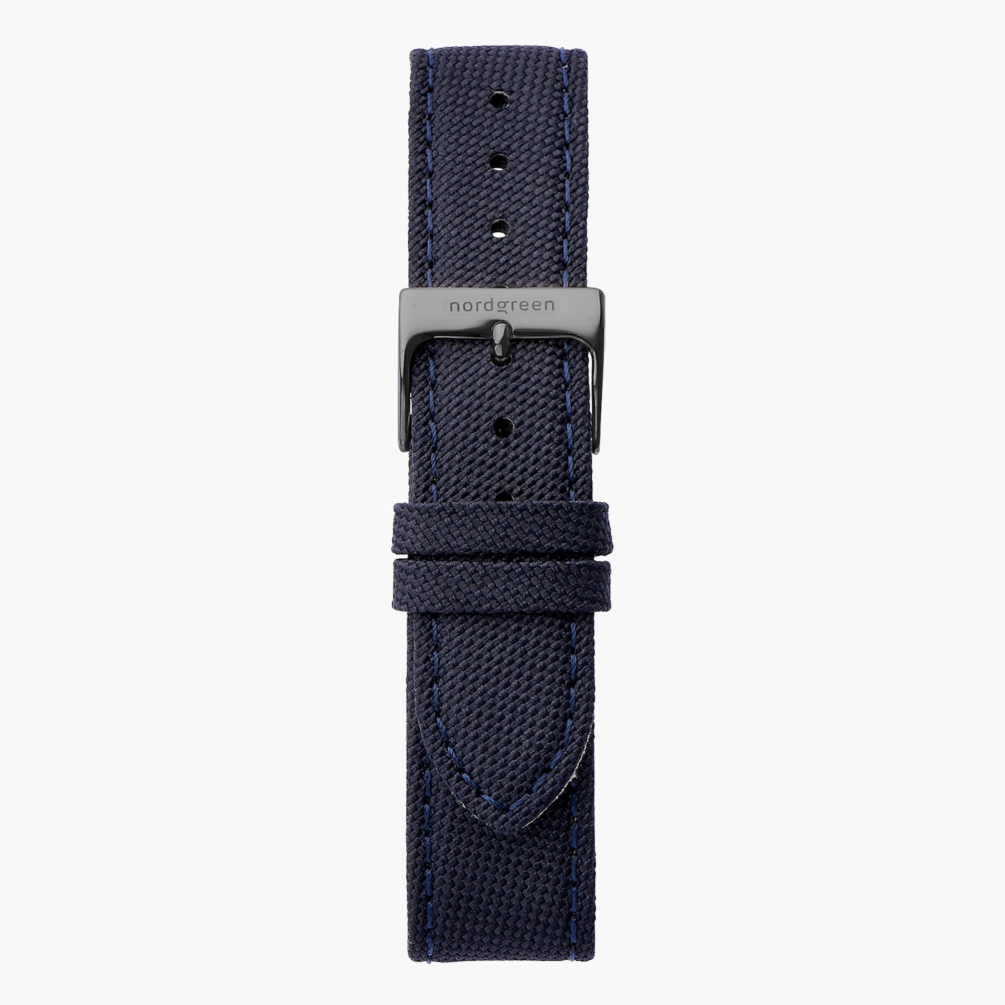 Navy Recycled Nylon - Gun Metal