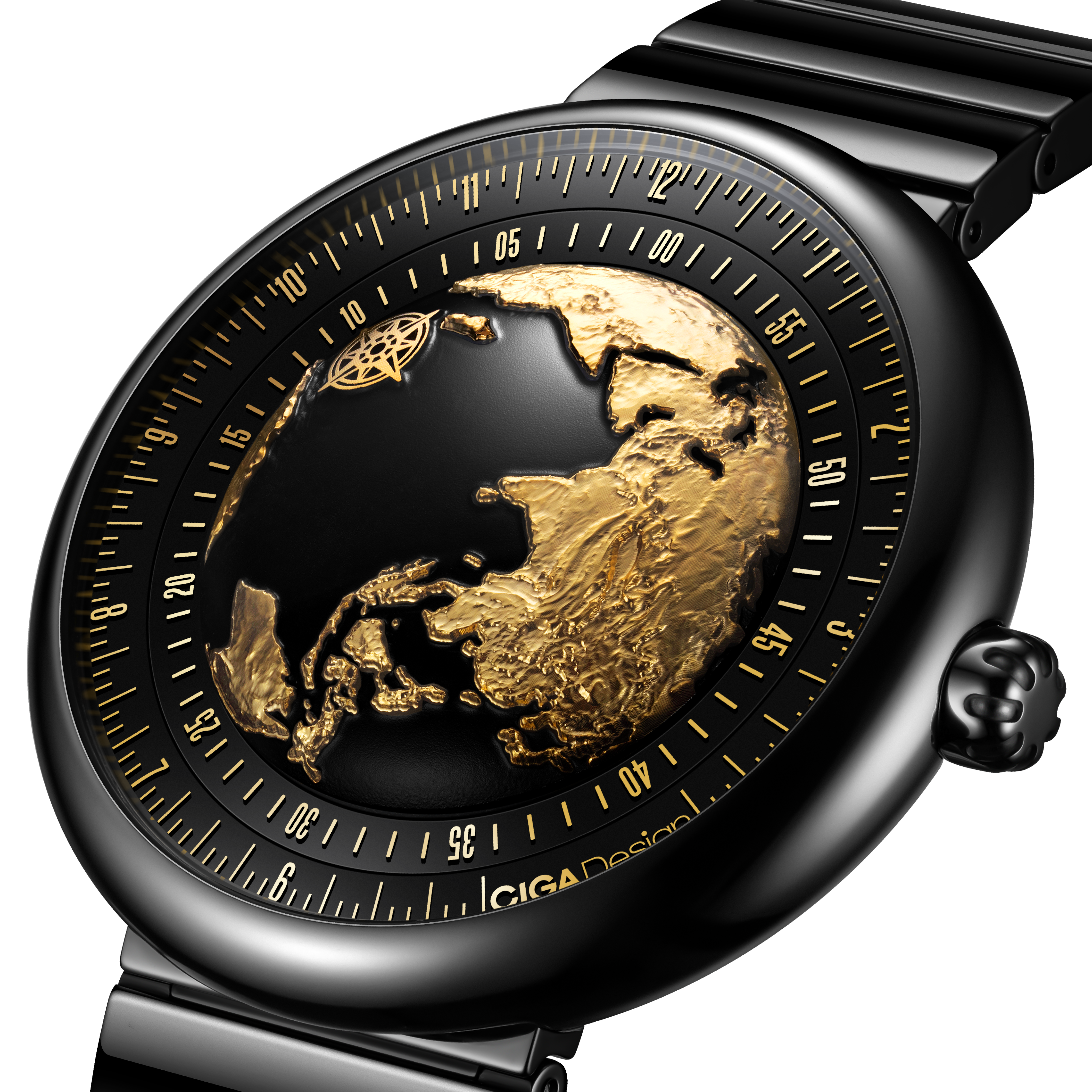 CIGA design MECHANICAL WATCH BLUE PLANET II · GILDED AGE