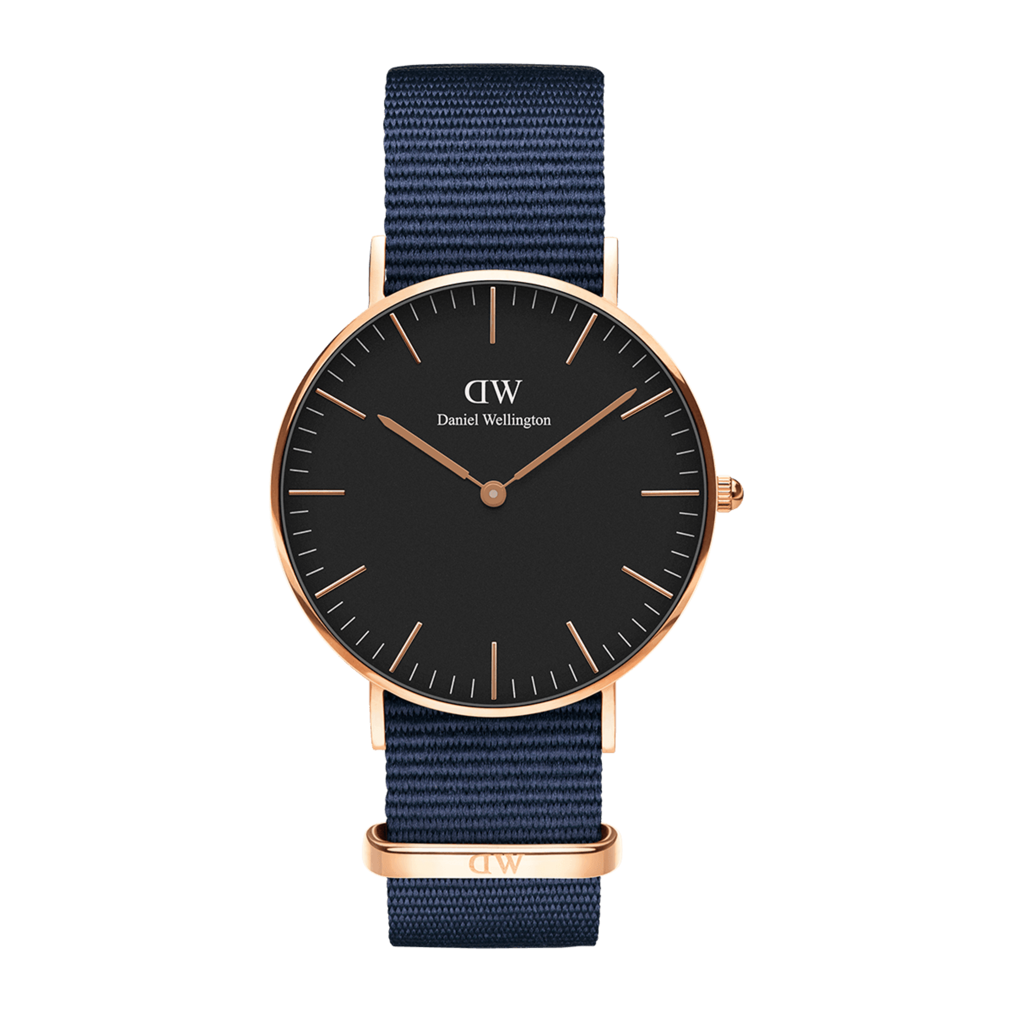 Classic Bayswater Black Rose Gold