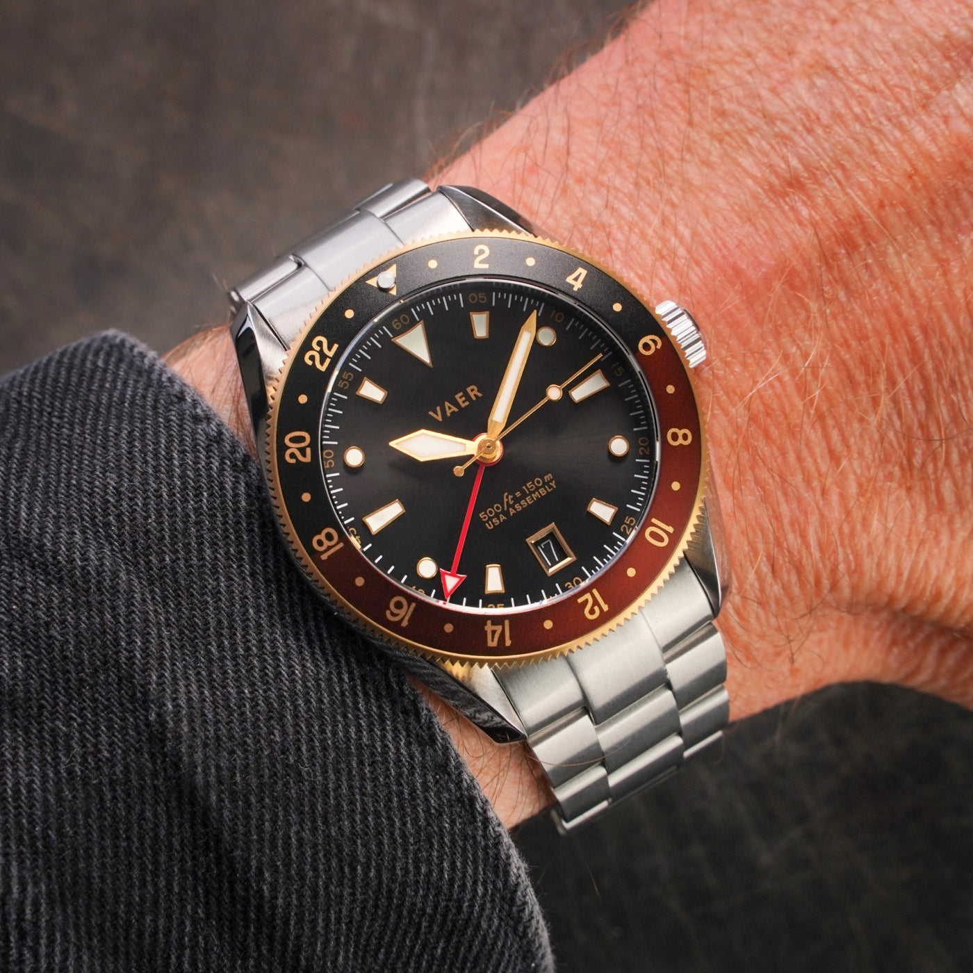 G2 Meridian Rootbeer GMT - 39mm USA
