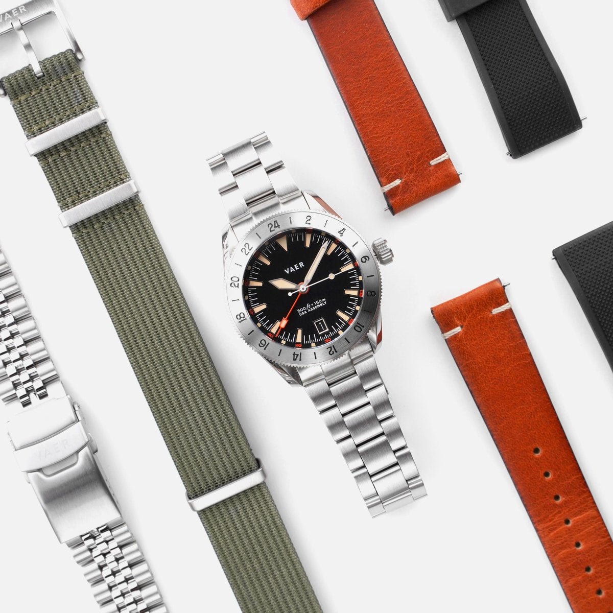 G2 Pacific Steel GMT - 39mm USA
