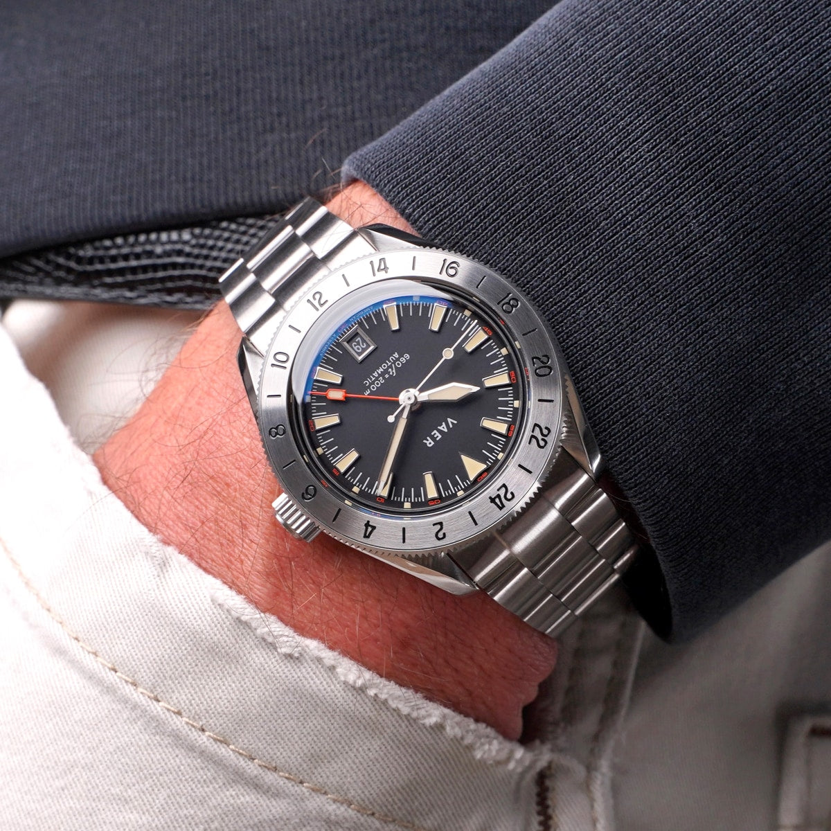 G5 Pacific Steel GMT - 39mm USA