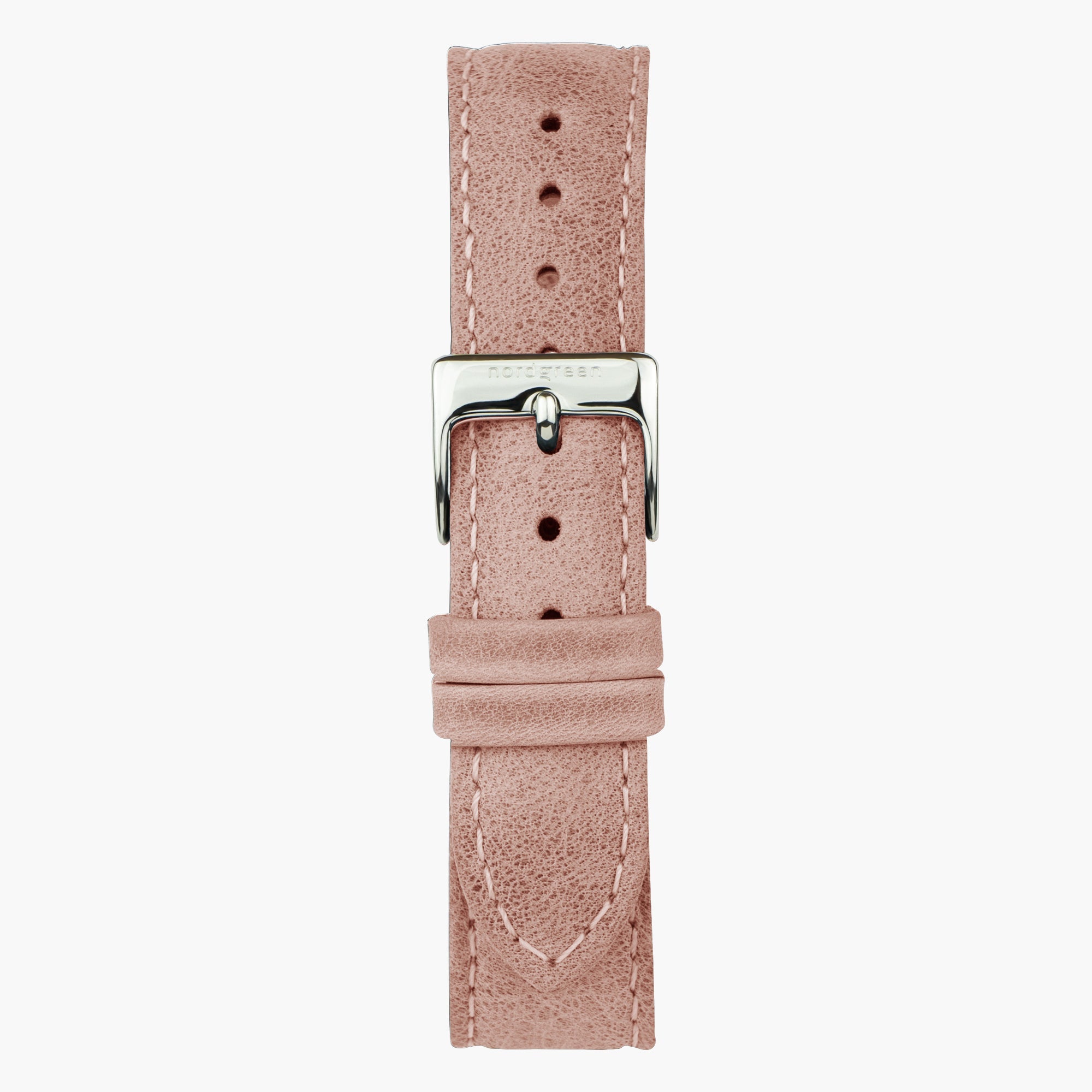Pink Leather - Silver