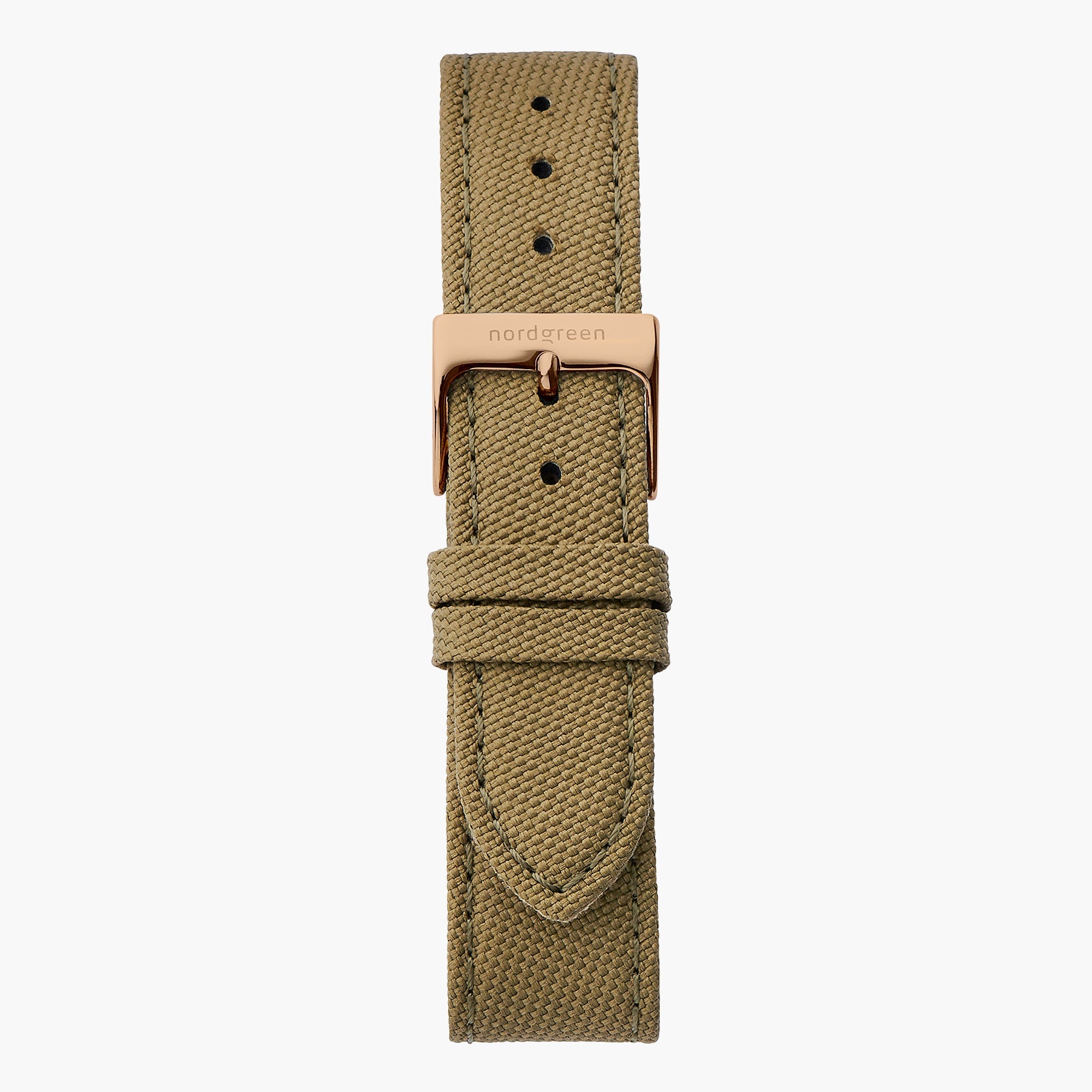 Army Green Nylon - Rose Gold